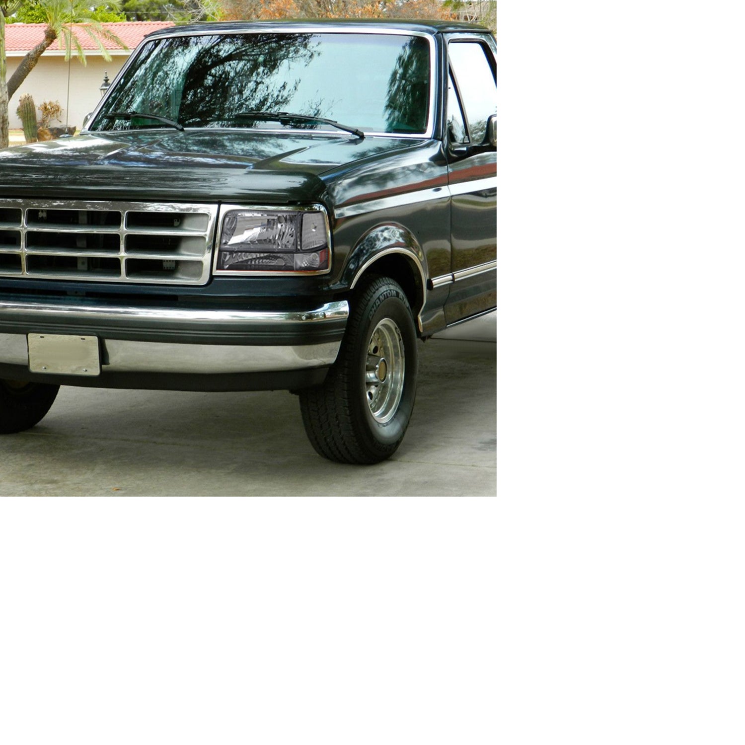 1992-1996 Ford F-150/F-250/Bronco Factory Headlights Bumper&Corner Chrome