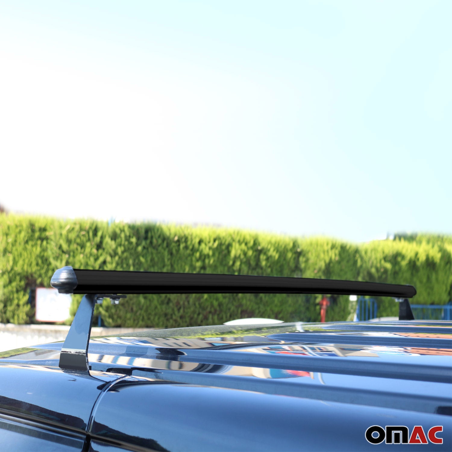 2013-2021 Nissan NV200 Roof Rack Cross Bars Luggage Carrier Aluminium Black 3 Pcs