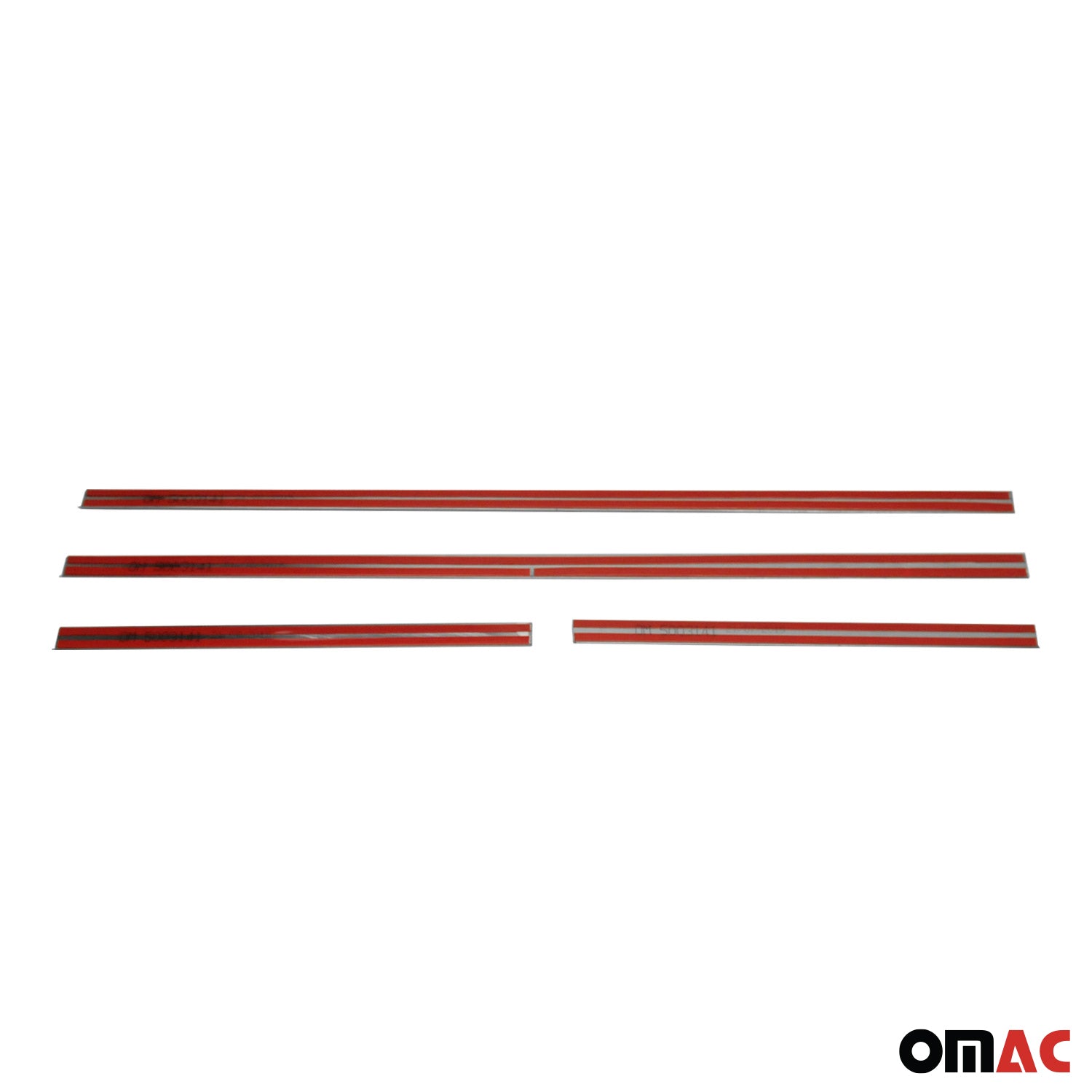 2005-2021 Nissan Frontier Window Molding Trim Streamer Stainless Steel Silver 4 Pcs