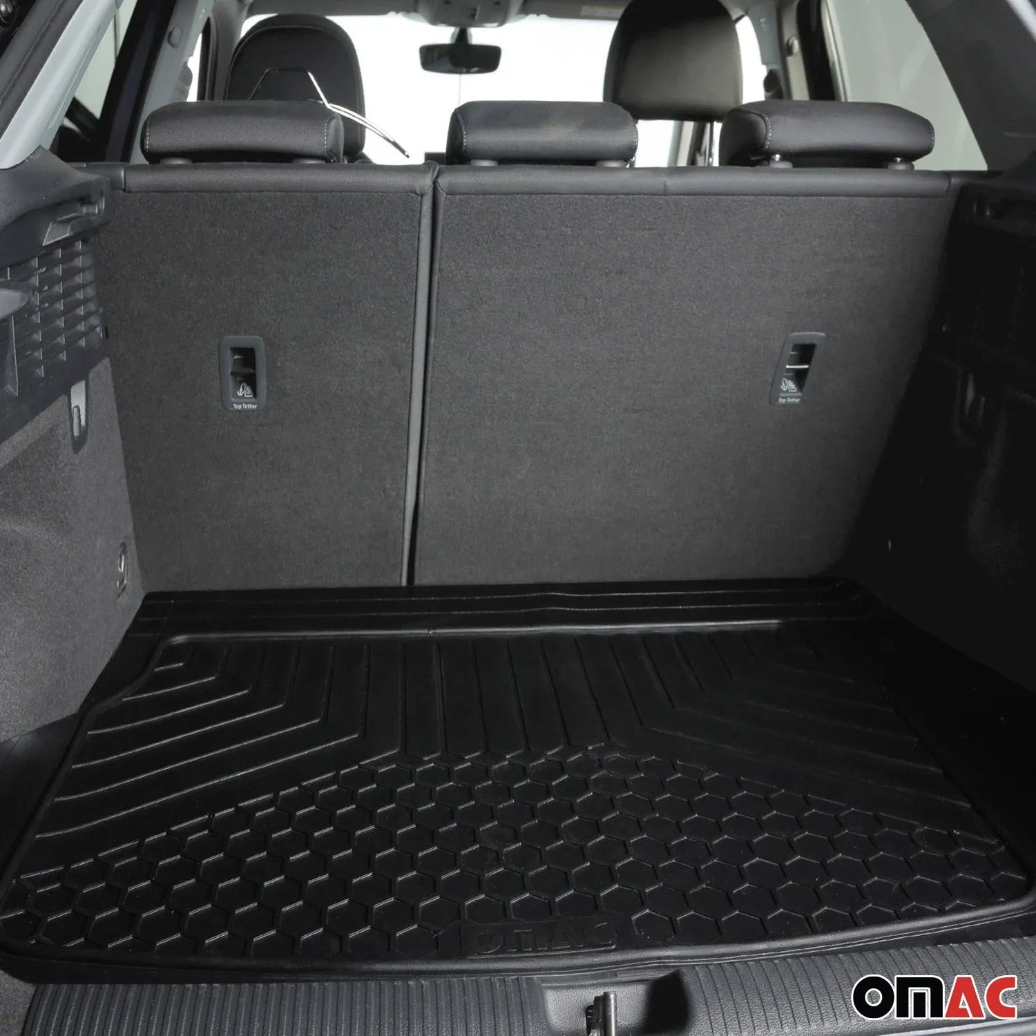 2022-2026 BMW 2 Series G42 Coupe Semi-Custom fit Cargo Mats Liner All Weather Black Rubber