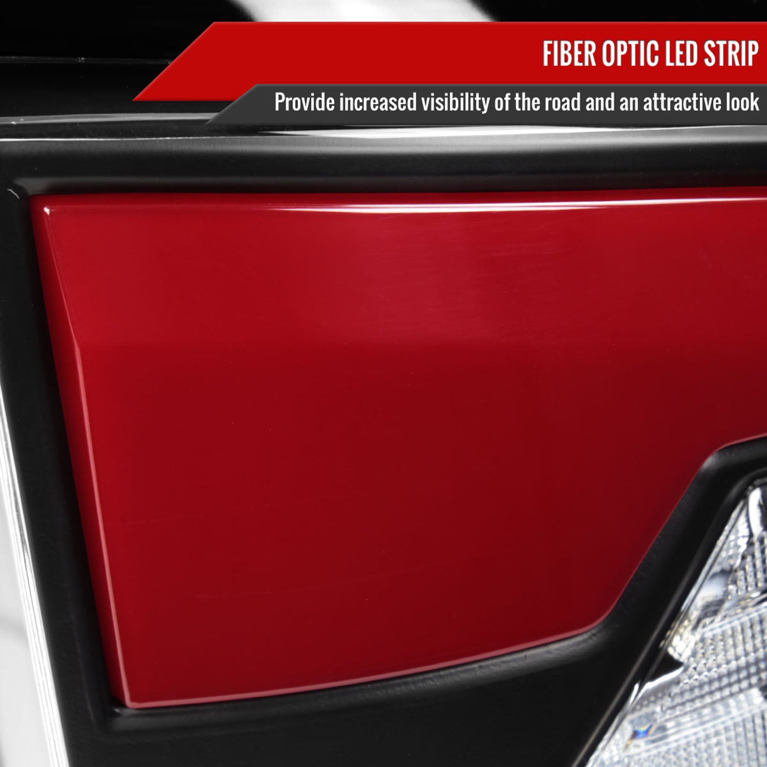 2002-2006 Dodge RAM 1500/2500/3500 Red LED Bar Tail Lights Matte Black/Clear