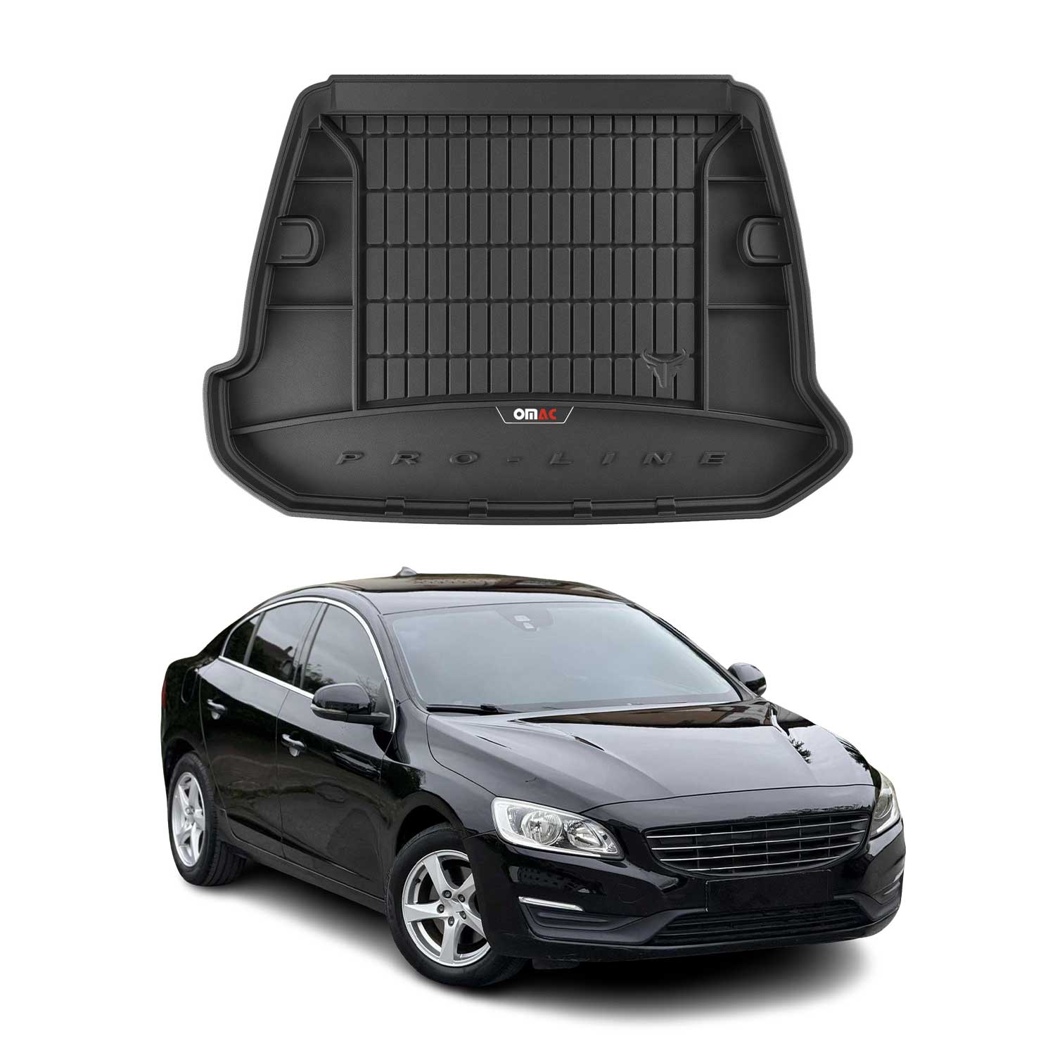 2011-2018 Volvo S60 Sedan Premium Cargo Liner Trunk Mat All Weather Heavy Duty