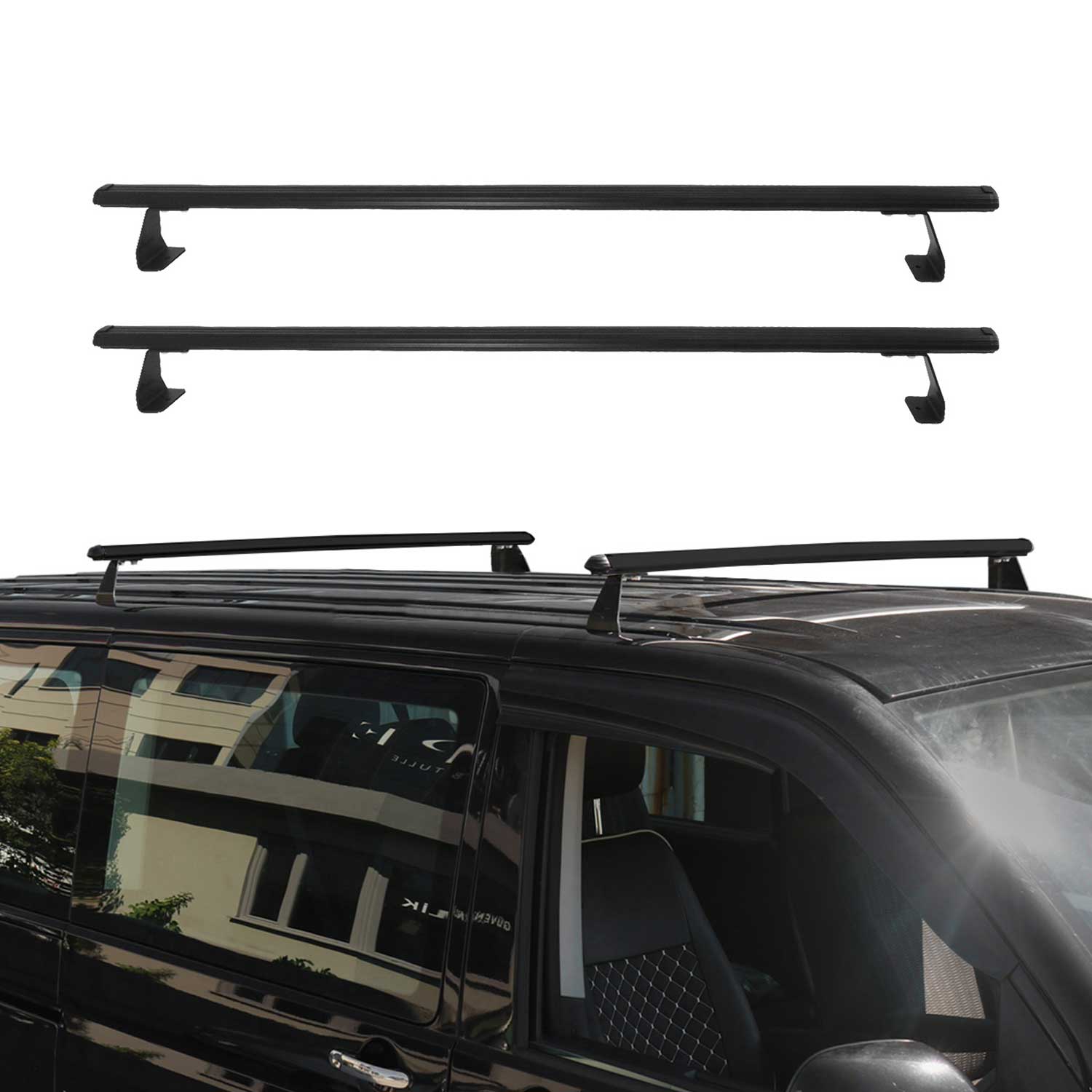 2015-2022 RAM ProMaster City Roof Rack Cross Bars Black