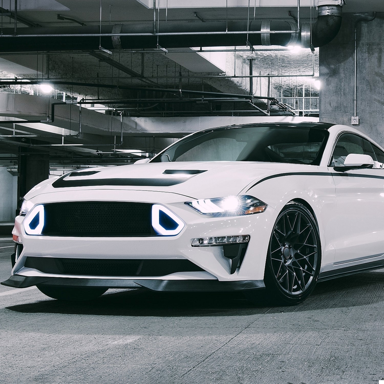 2018-2019 Ford Mustang GT Polypropylene Bumper Lip Splitter Spoiler
