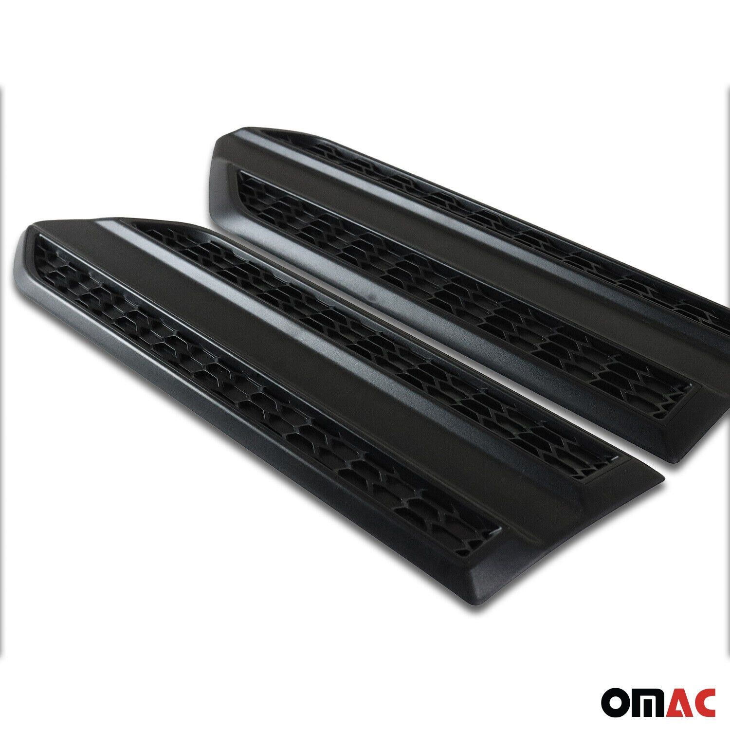 2018-2026 Volvo XC60 Side Door Molding Trim Skirt Garnish ABS Black 2Pcs