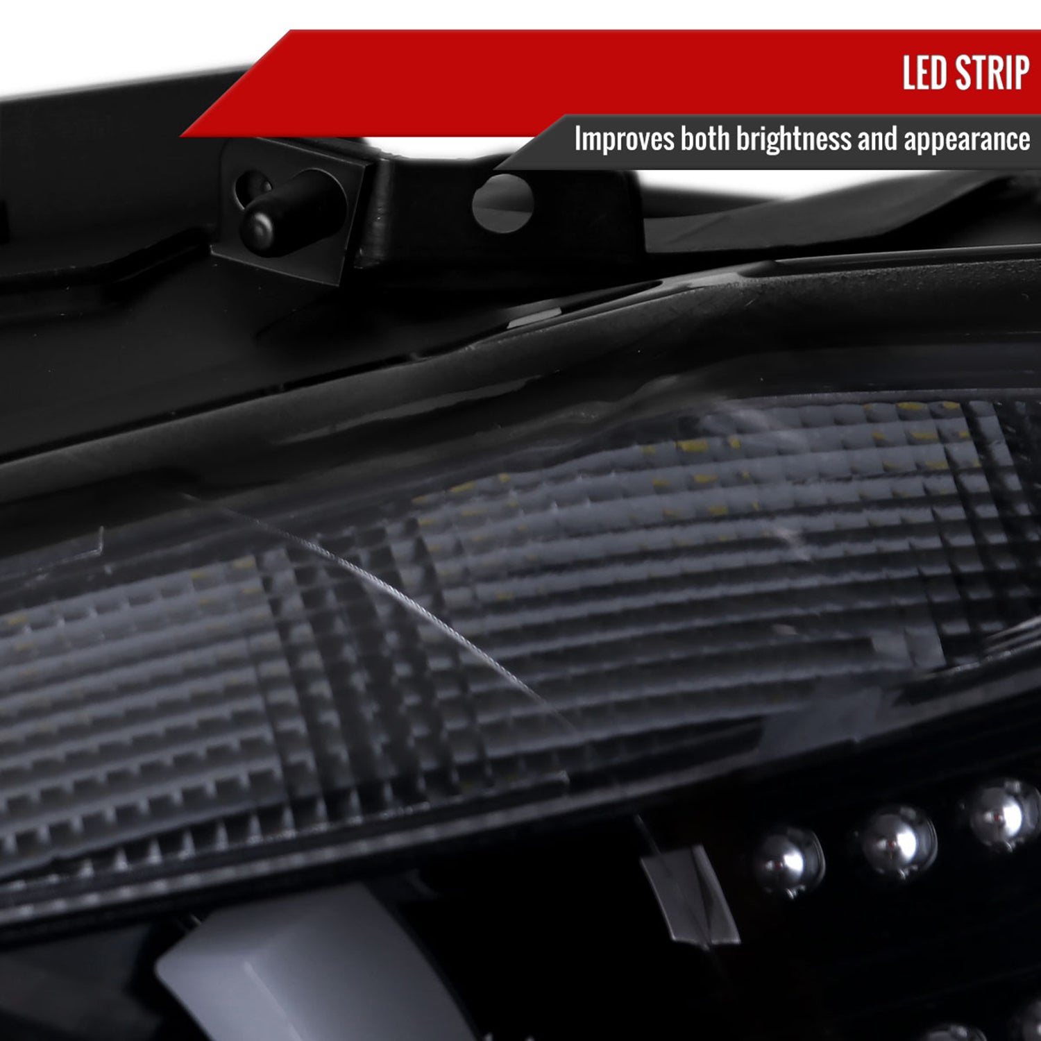 2012-2015 BMW F30 3 Series Sedan Dual U-Bar Headlights LED Signal Lights Smoke
