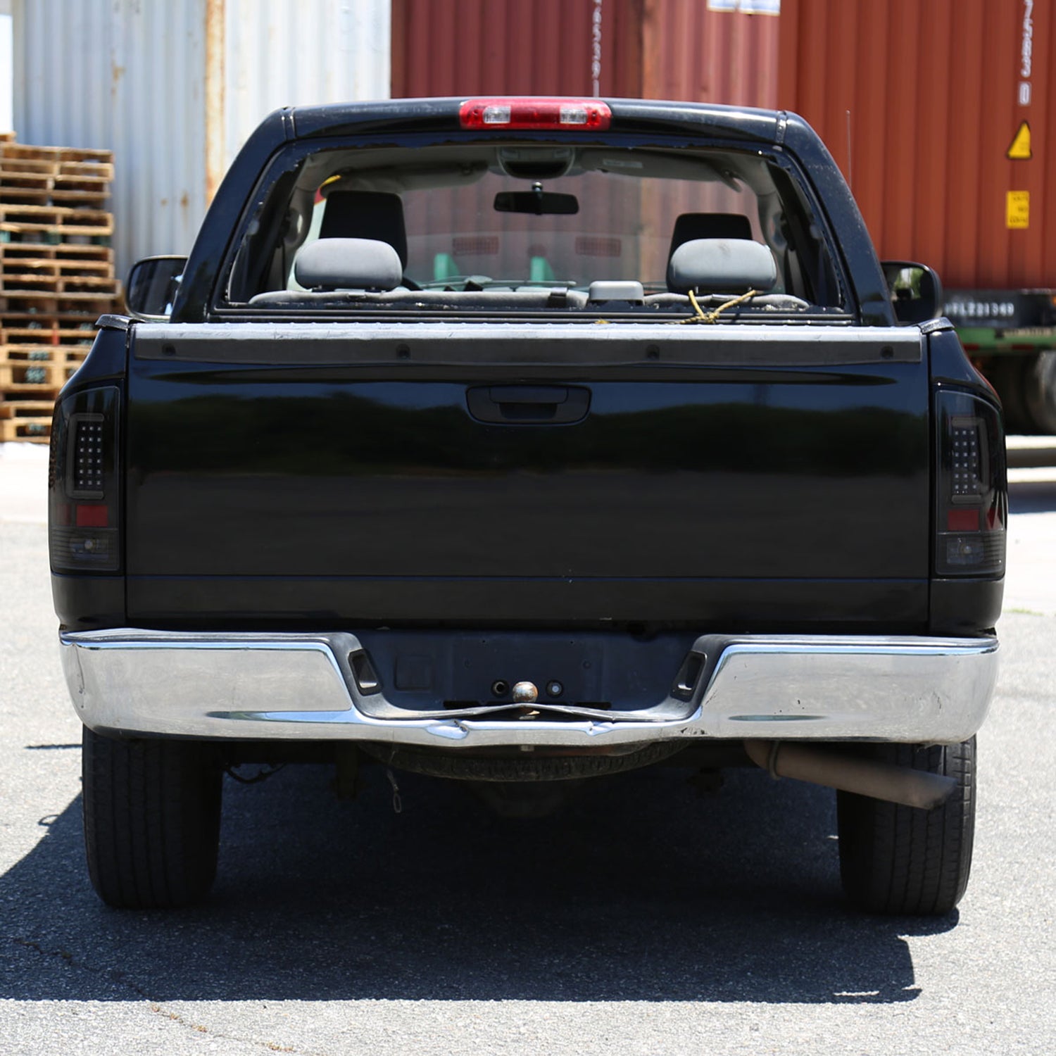 2007-2009 Dodge RAM 1500/2500/3500 LED Tail Lights Glossy Black/Smoke Lens
