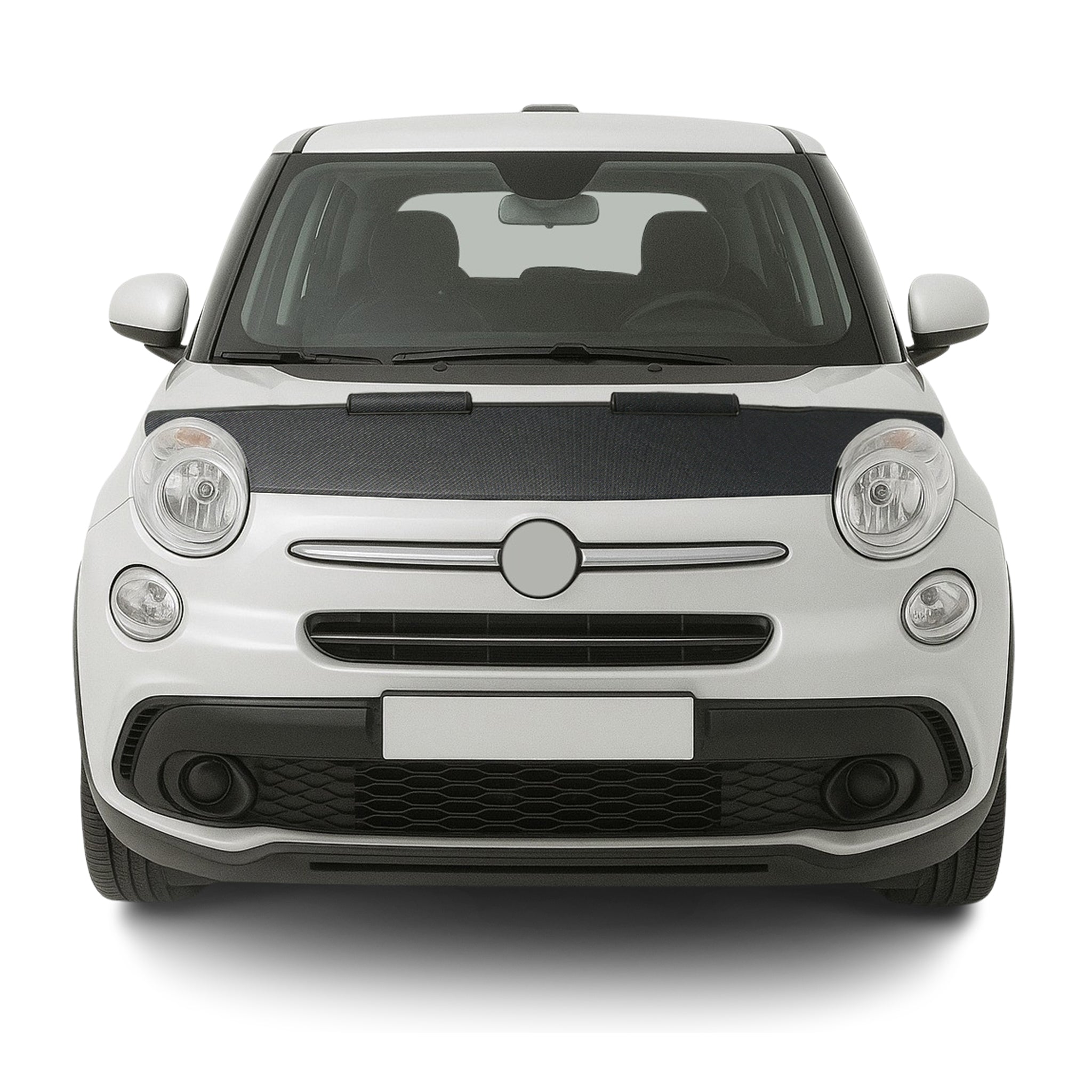 2014-2020 Fiat 500L Car Bonnet Mask Hood Bra Carbon Black 1 Pc