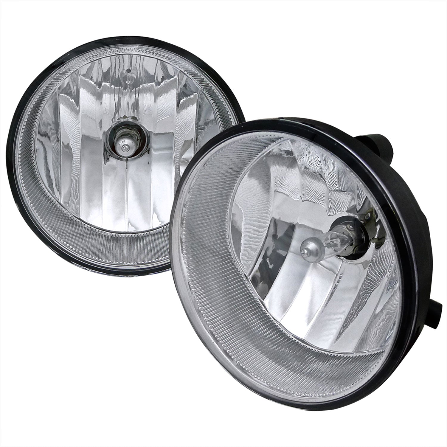 2004-2016 Toyota Sequoia/Tundra/Tacoma/Solara H10 Fog Lights Kit Chrome/Clear