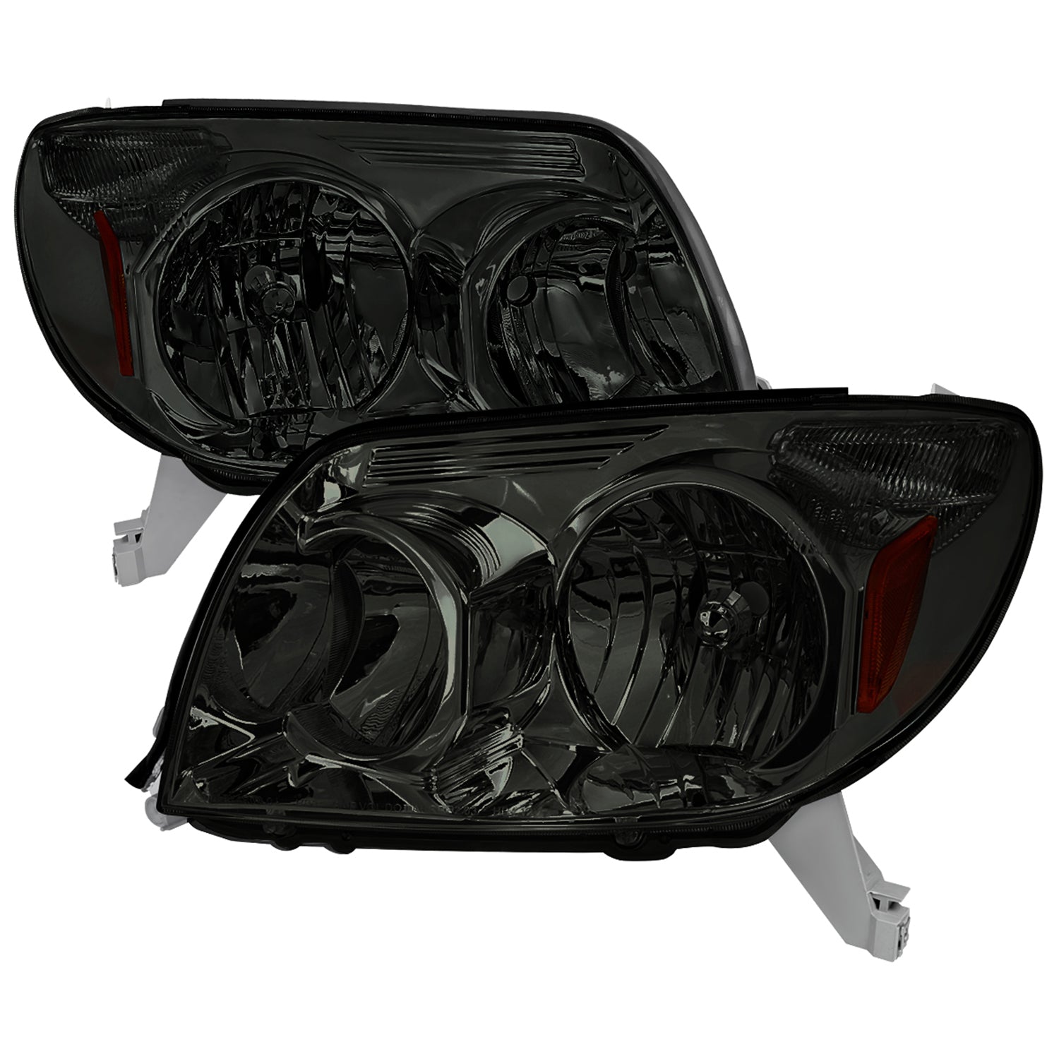 2003-2005 Toyota 4Runner Factory Style Headlights Chrome Housing/Smoke Lens