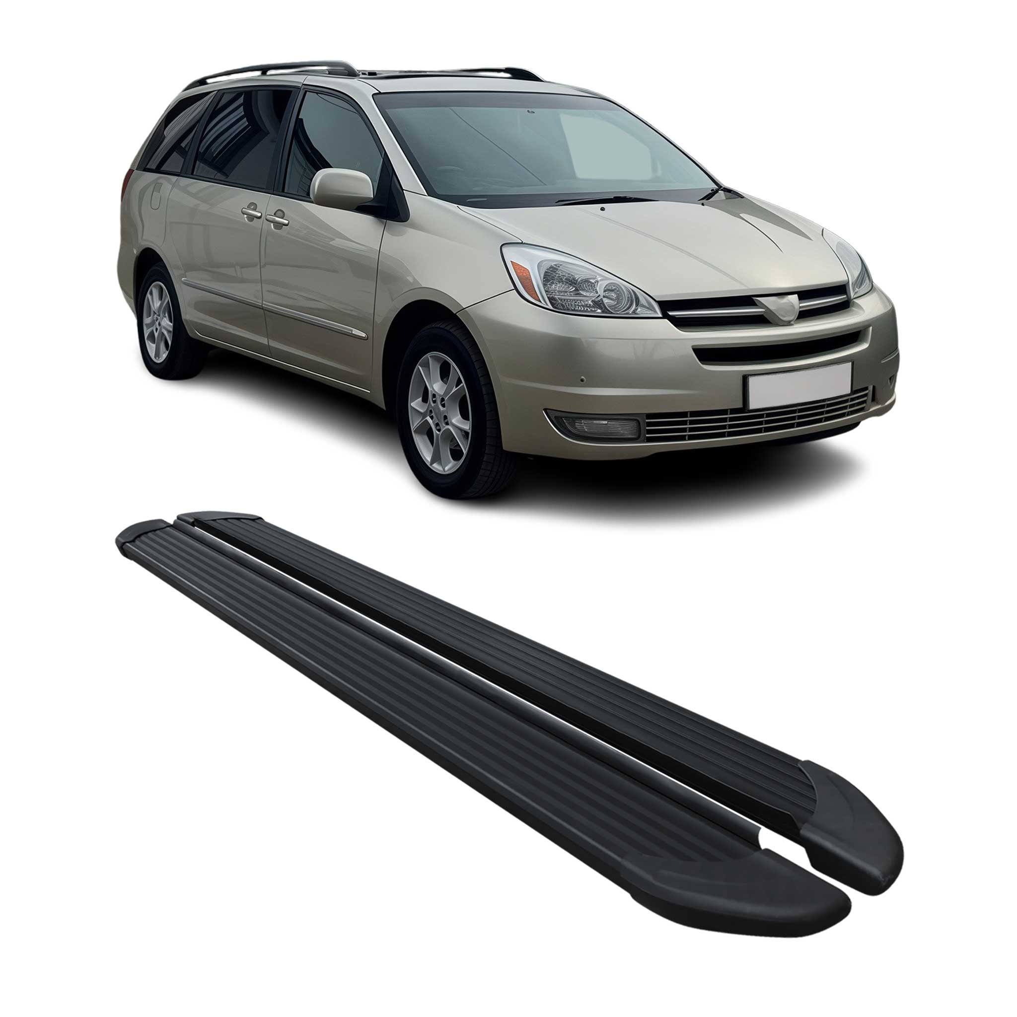 2005-2010 Toyota Sienna Nerf Bar Side Step Running Boards Alu 2x