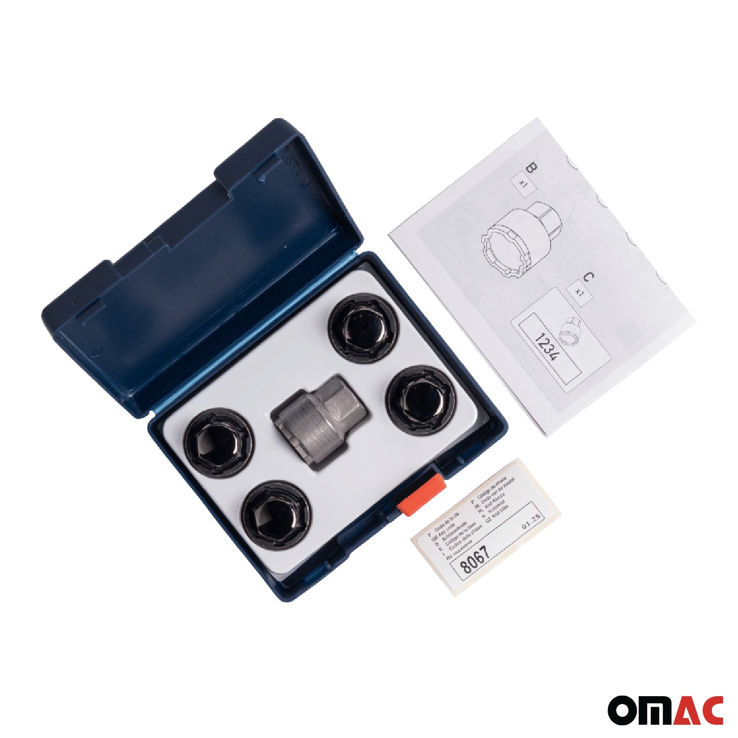 Wheel Lock Kit for Subaru BRZ Toyota C-HR Corolla Cross Fj Cruiser Mirai M12X1,5