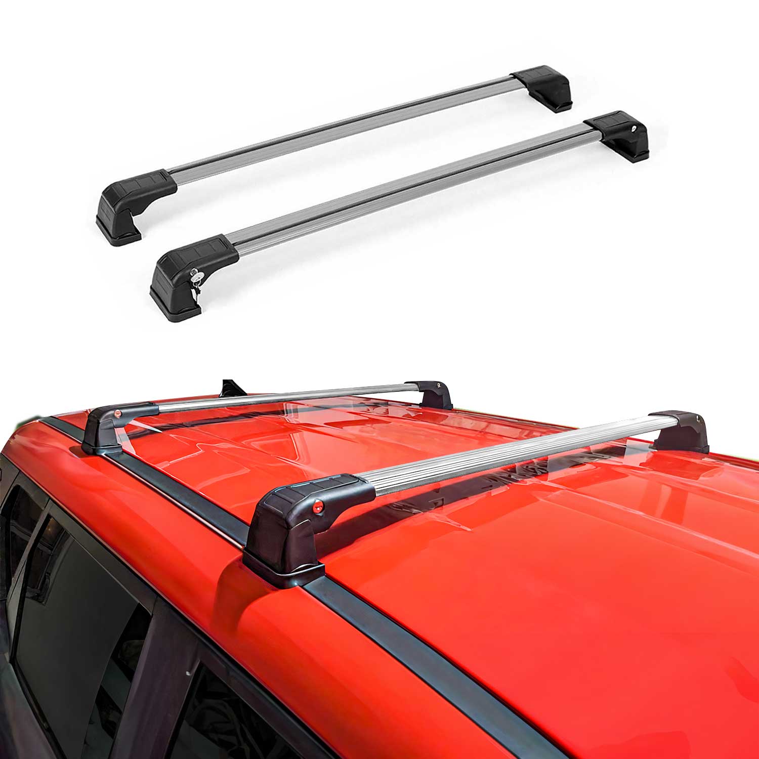2015-2022 RAM ProMaster City Roof Rack Cross Bars Silver