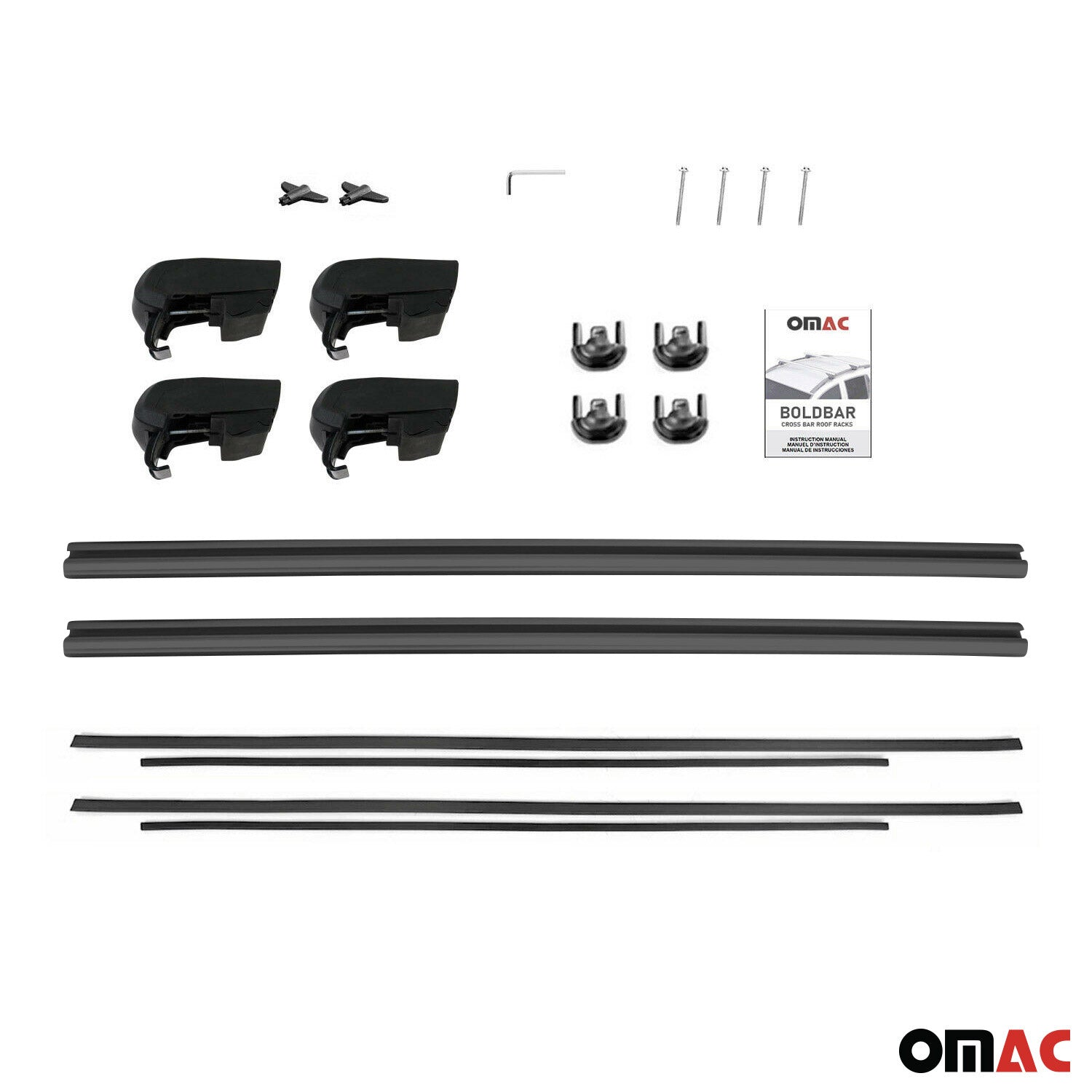 2020-2026 Lincoln Aviator Roof Rack Cross Bars Black