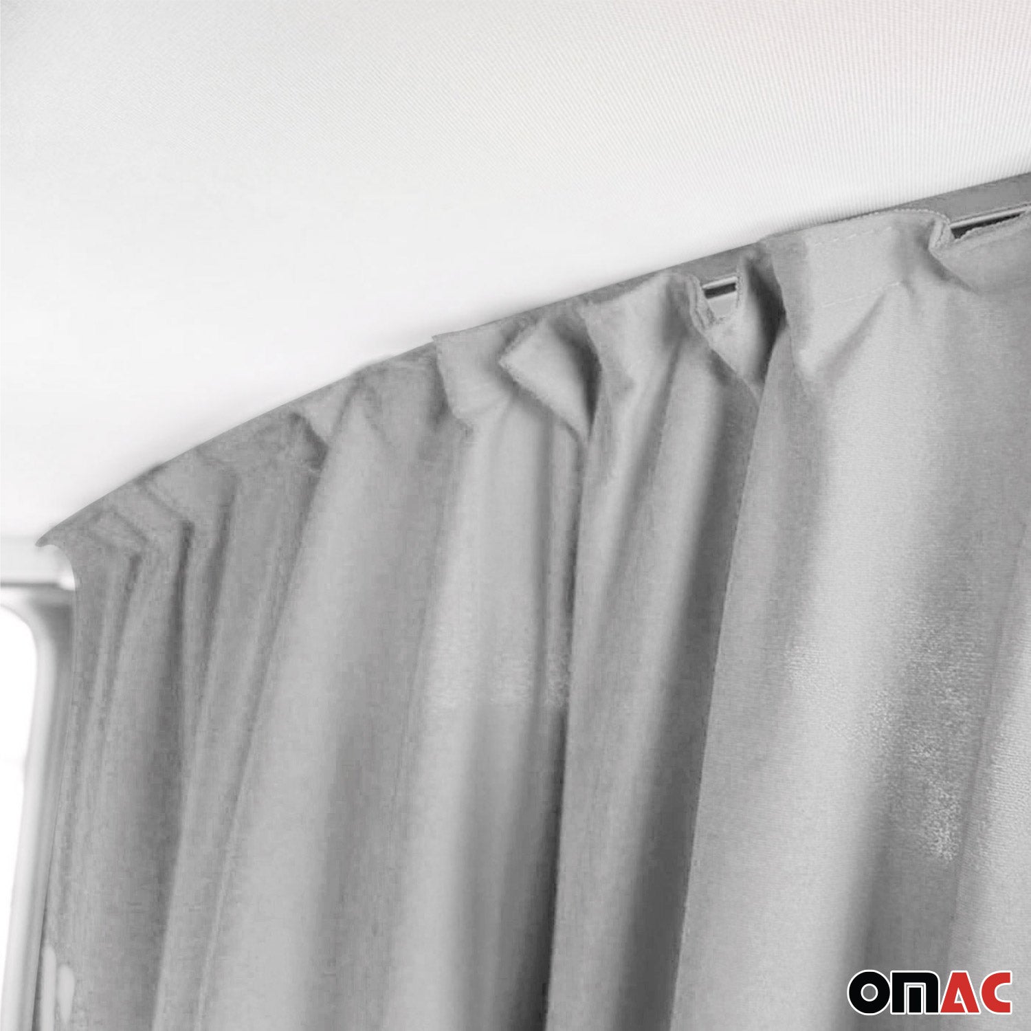 54" x 71" Cab Divider Van Cabin Curtain Campervan Kit Grey