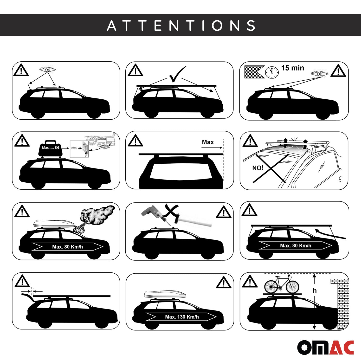 2011-2024 Mitsubishi Outlander Sport OE Style Roof Racks Cross Bars Black