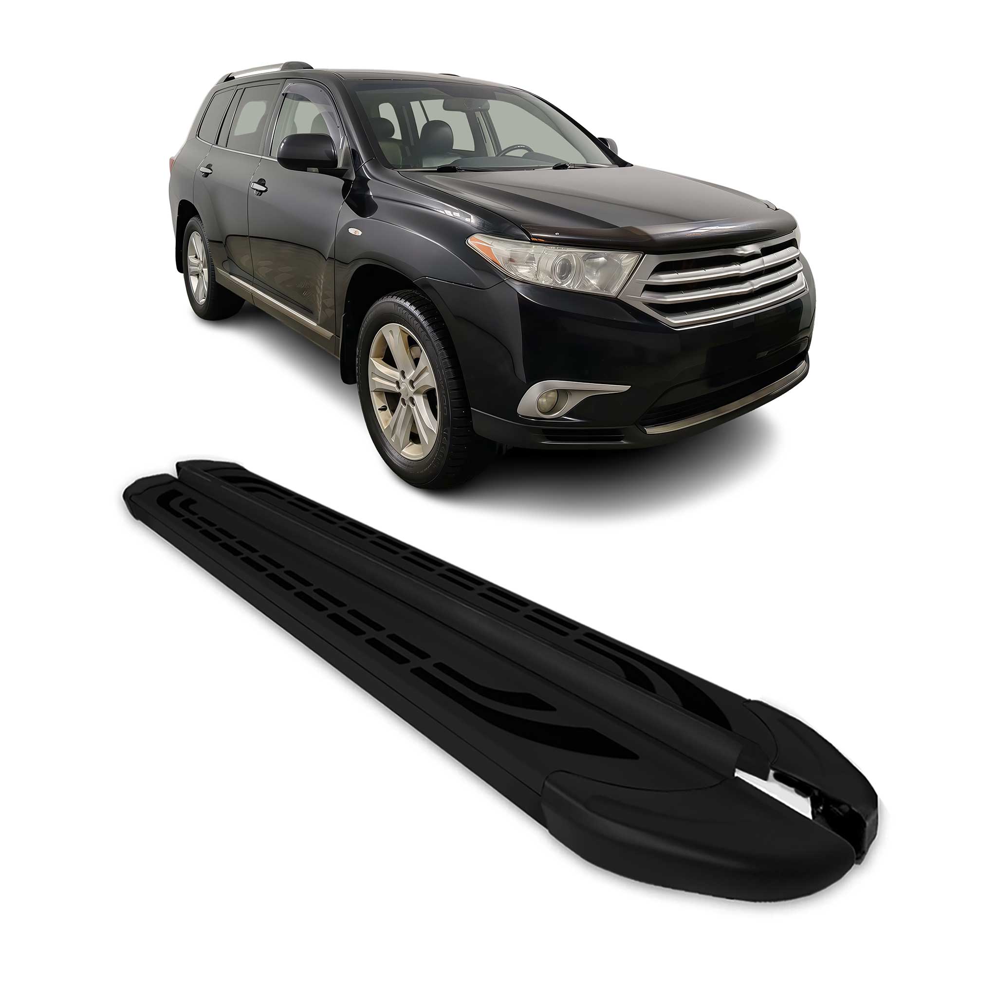 2008-2013 Toyota Highlander Nerf Bar Side Step Running Boards Alu 2x
