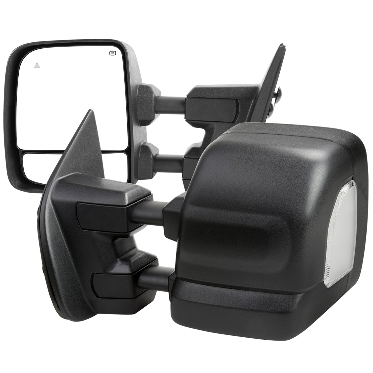 2016-2022 Nissan Titan BSM & Manually Extendable Towing Mirrors Clear Lens