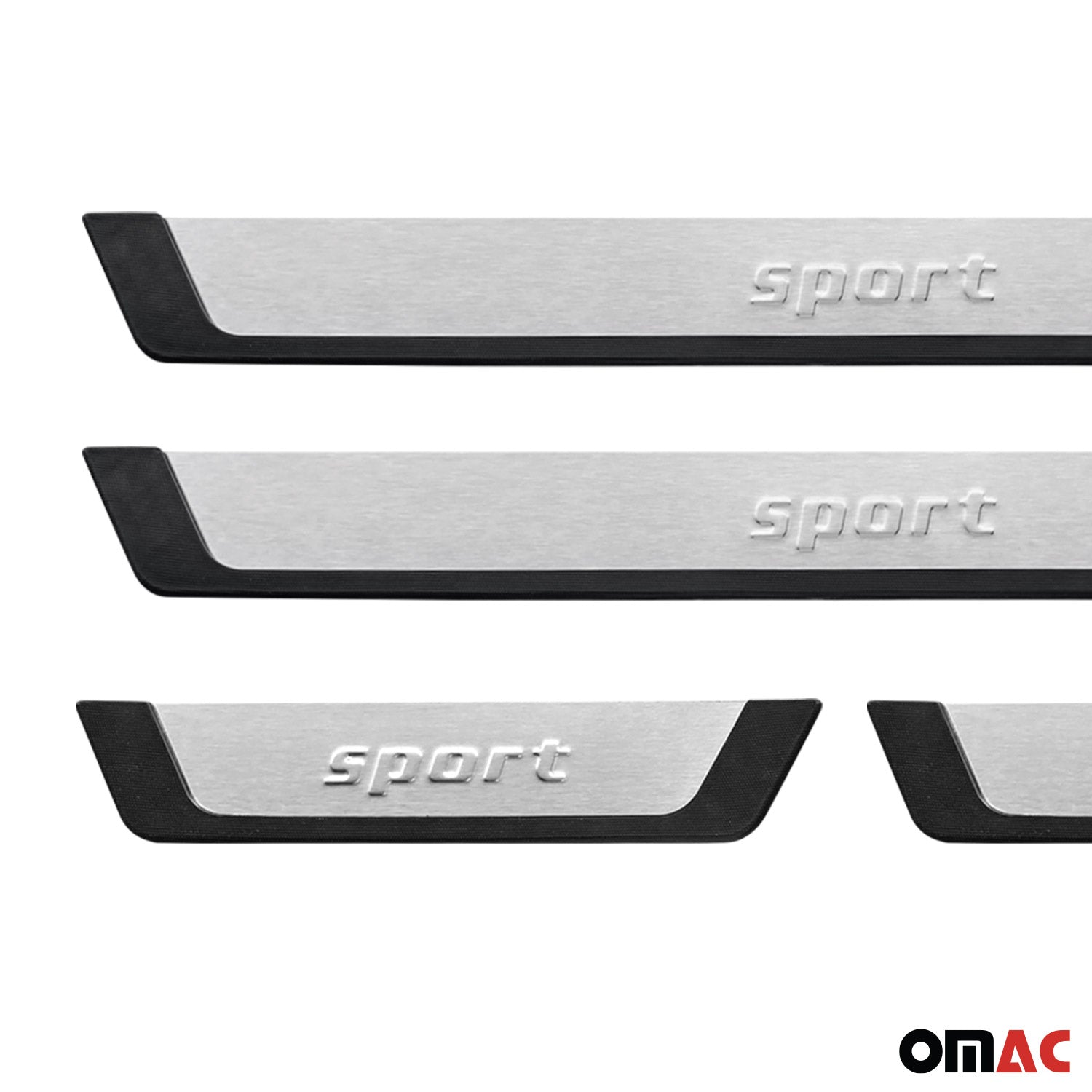 Kia K5 Door Sill Scuff Plate Scratch Protector Sport Brushed Stainless Steel 4Pcs