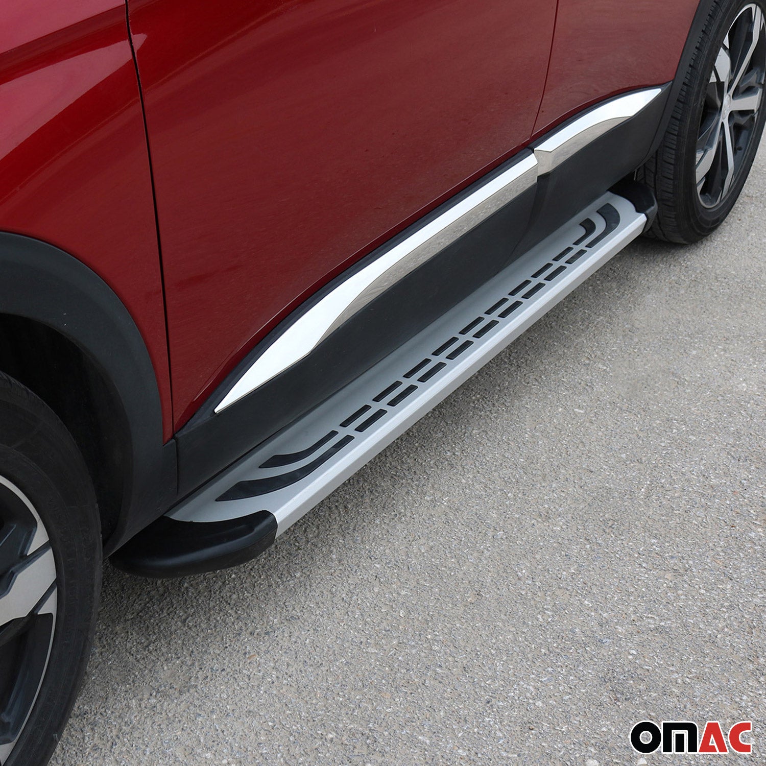 2017-2025 Mazda CX-5 2.gen Running Boards Side Steps Silver