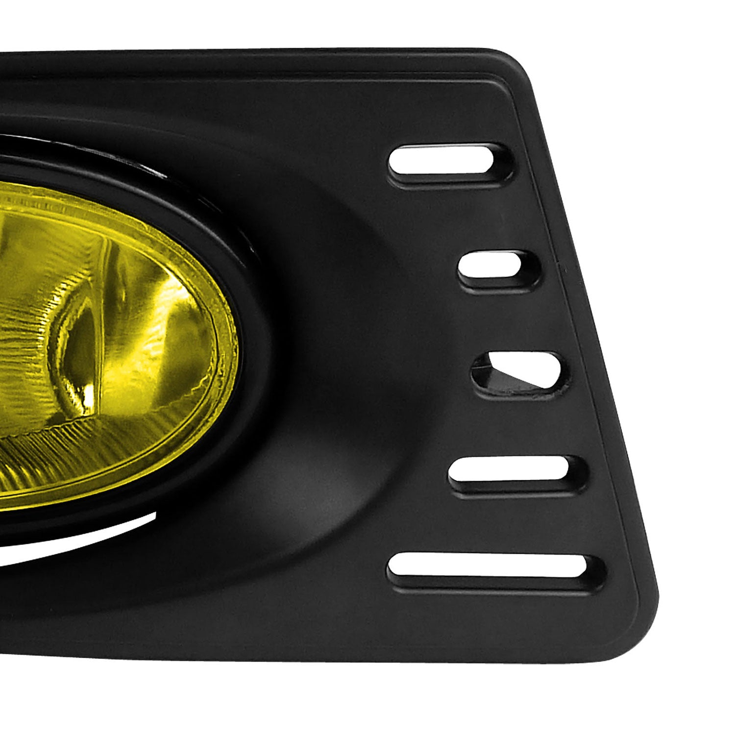 2005-2007 Acura RSX H11 Fog Lights Kit Chrome Housing/Yellow Lens