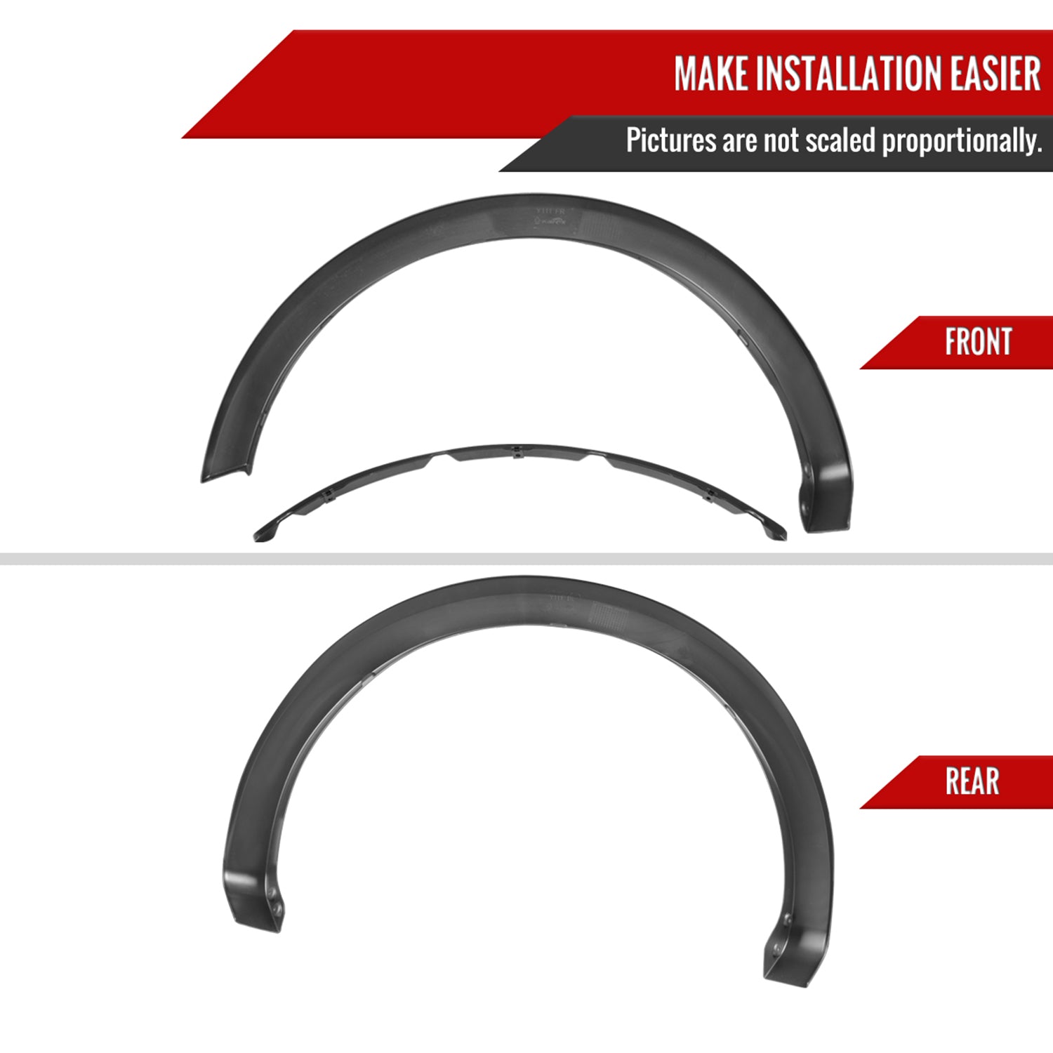 2021-2024 Ford F-150 Factory Style Fender Flares Wheel Protector