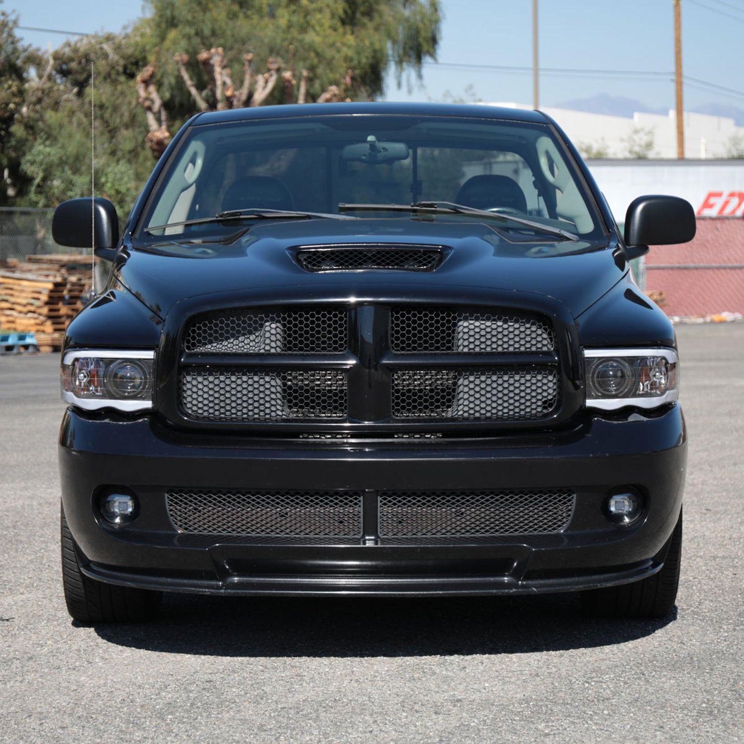 2002-2005 Dodge Ram 1500 / RAM 2500 / 3500 LED Tube Headlights Matte Black