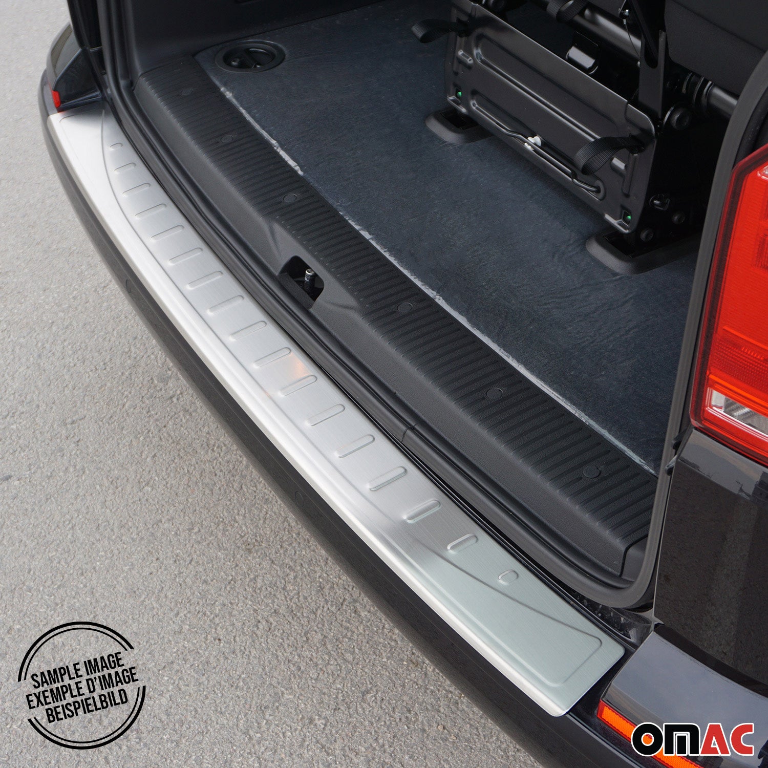 2015-2019 VW Passat Rear Bumper Sill Cover Protector Guard Brushed