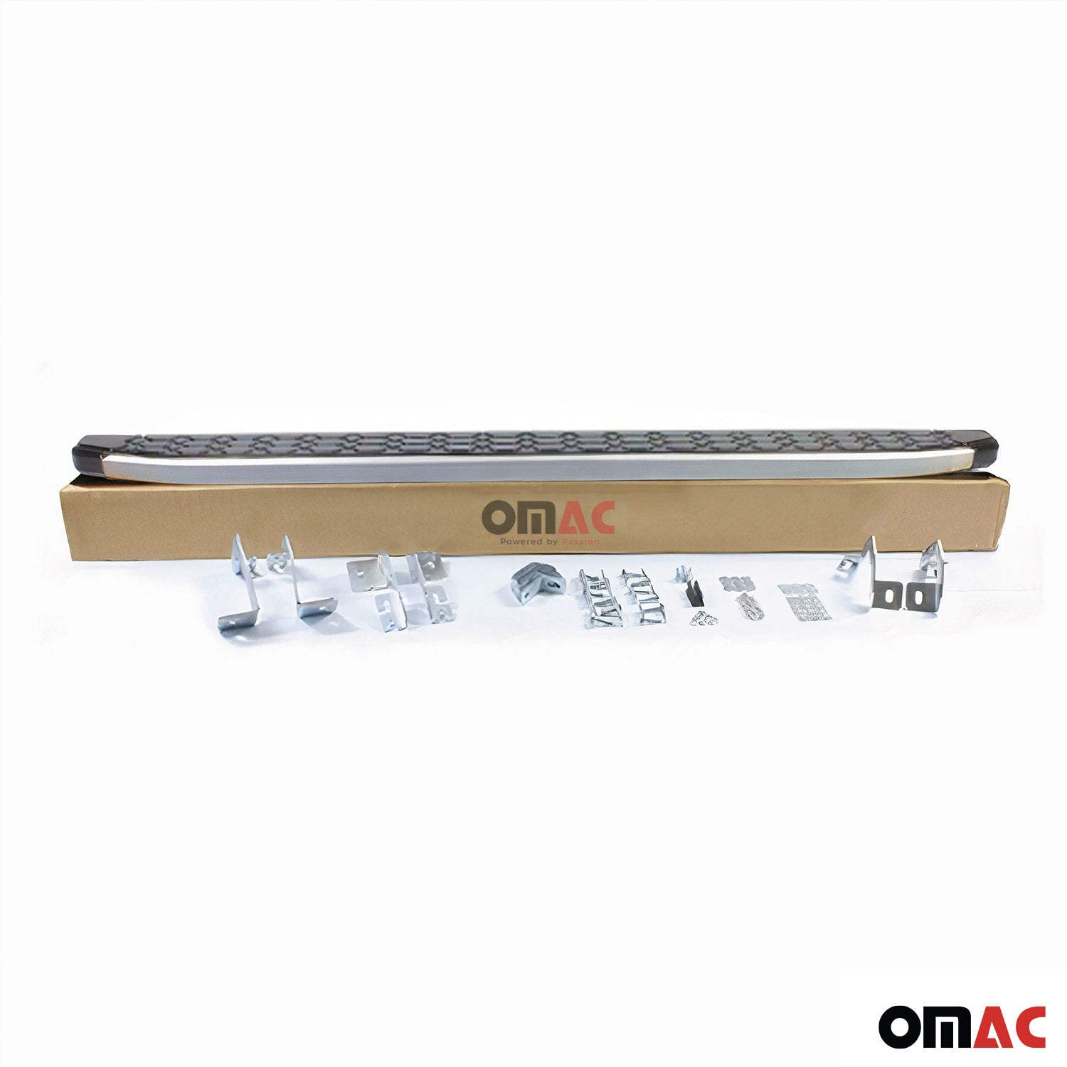 2005-2010 Jeep Commander XK 2004-2011 / Grand Cherokee WK Running Boards Side Steps Silver & Black