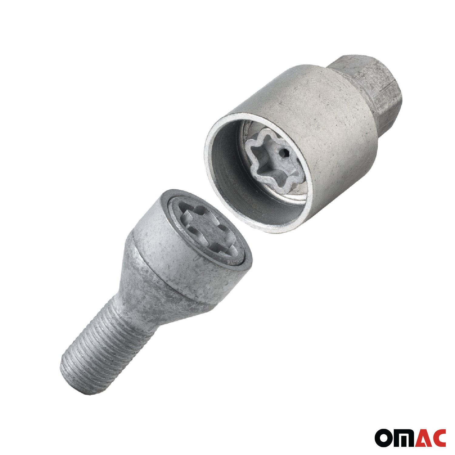 Wheel Lock Kit for LEXUS IS F IS200 IS Series NX300 M14X1,25 Silver 4Locks&1Key