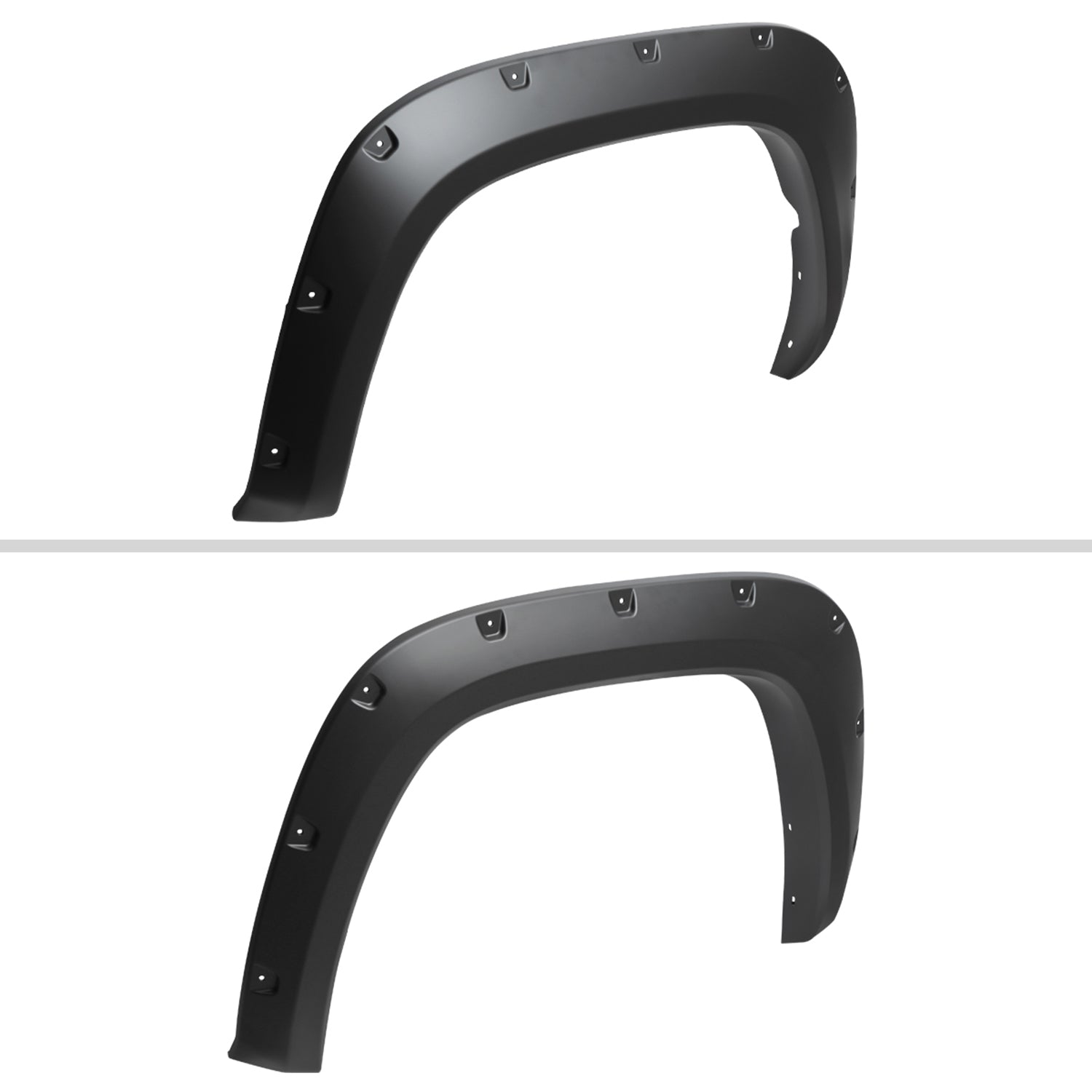 2022-2024 Toyota Tundra Matte Black Rivet Style Fender Flares Protector