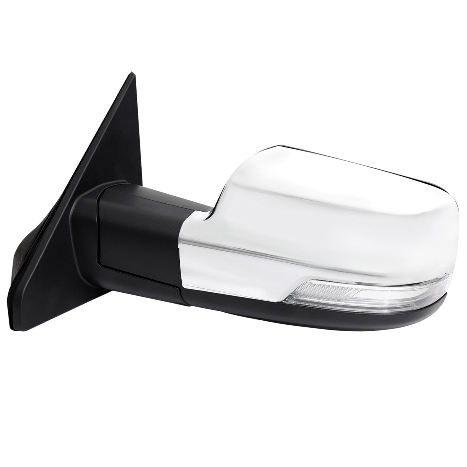 2019-2024 Dodge RAM 1500 Chrome Manual Fold & Heated Side Mirror Driver