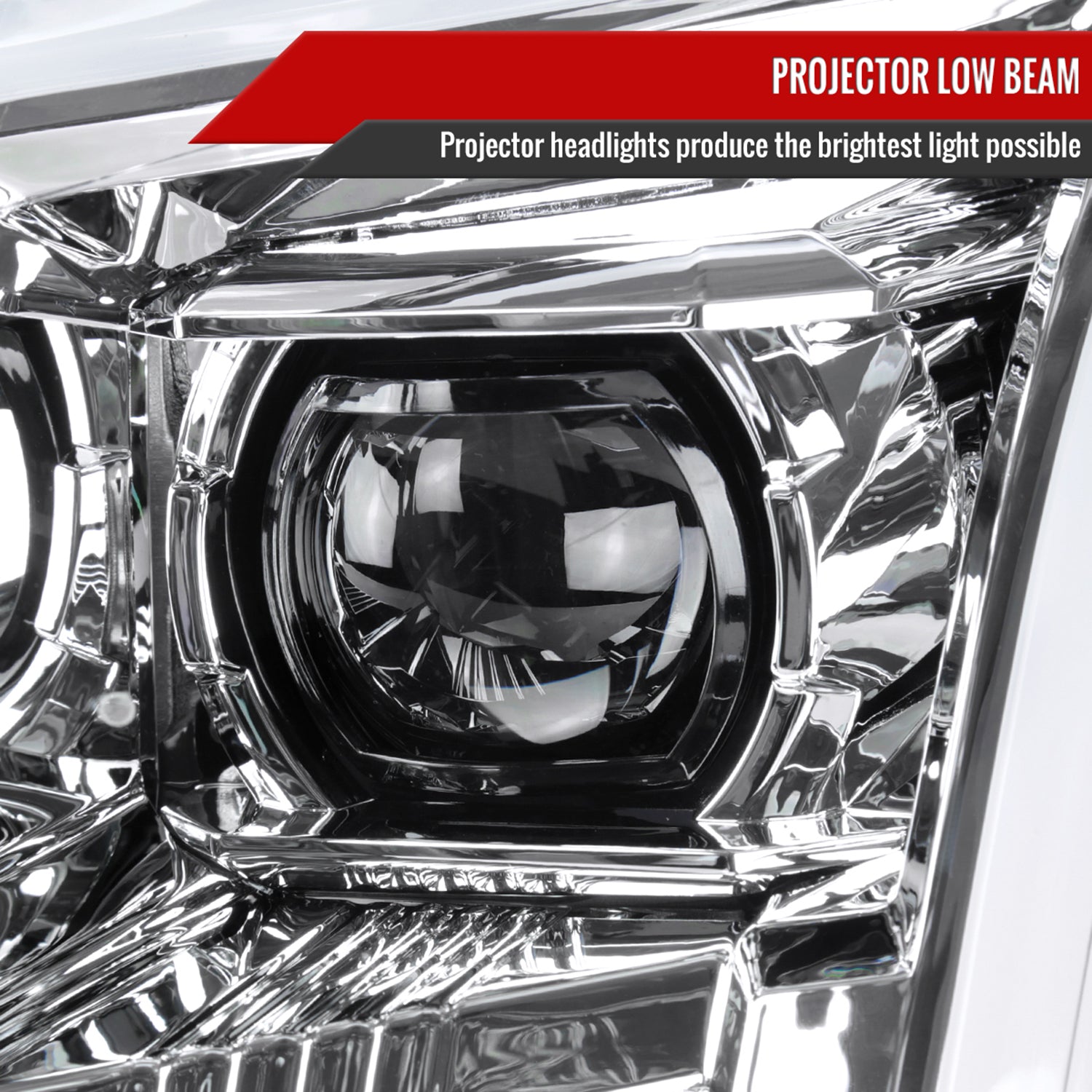 2010-2016 Cadillac SRX Full Sequential LED DRL Projector Headlights Chrome