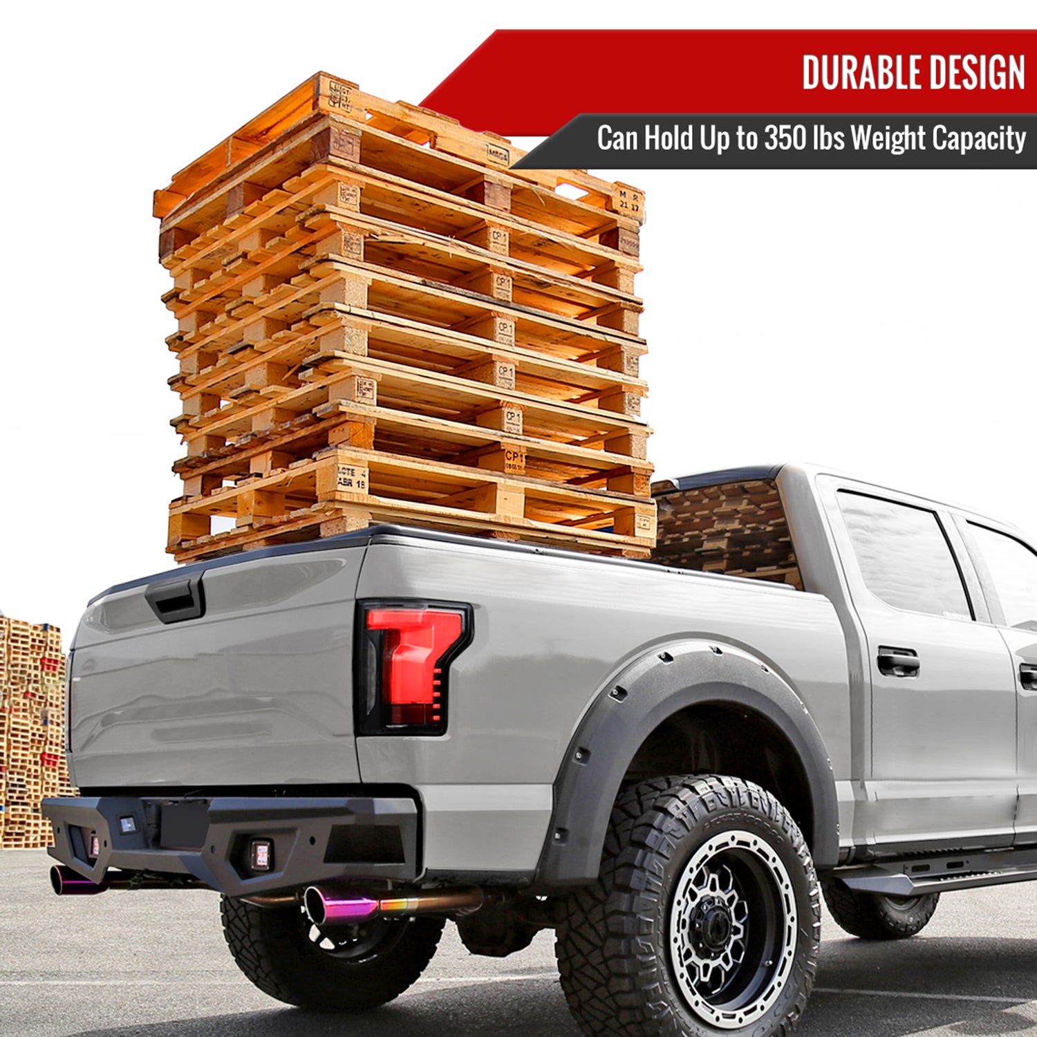 2016-2019 Toyota Tacoma 6' Short Bed Soft Quad-Fold Tonneau Cover