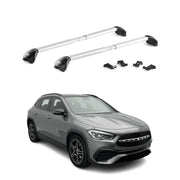 2016-2023 Fiat 500X Roof Rack Cross Bars Silver