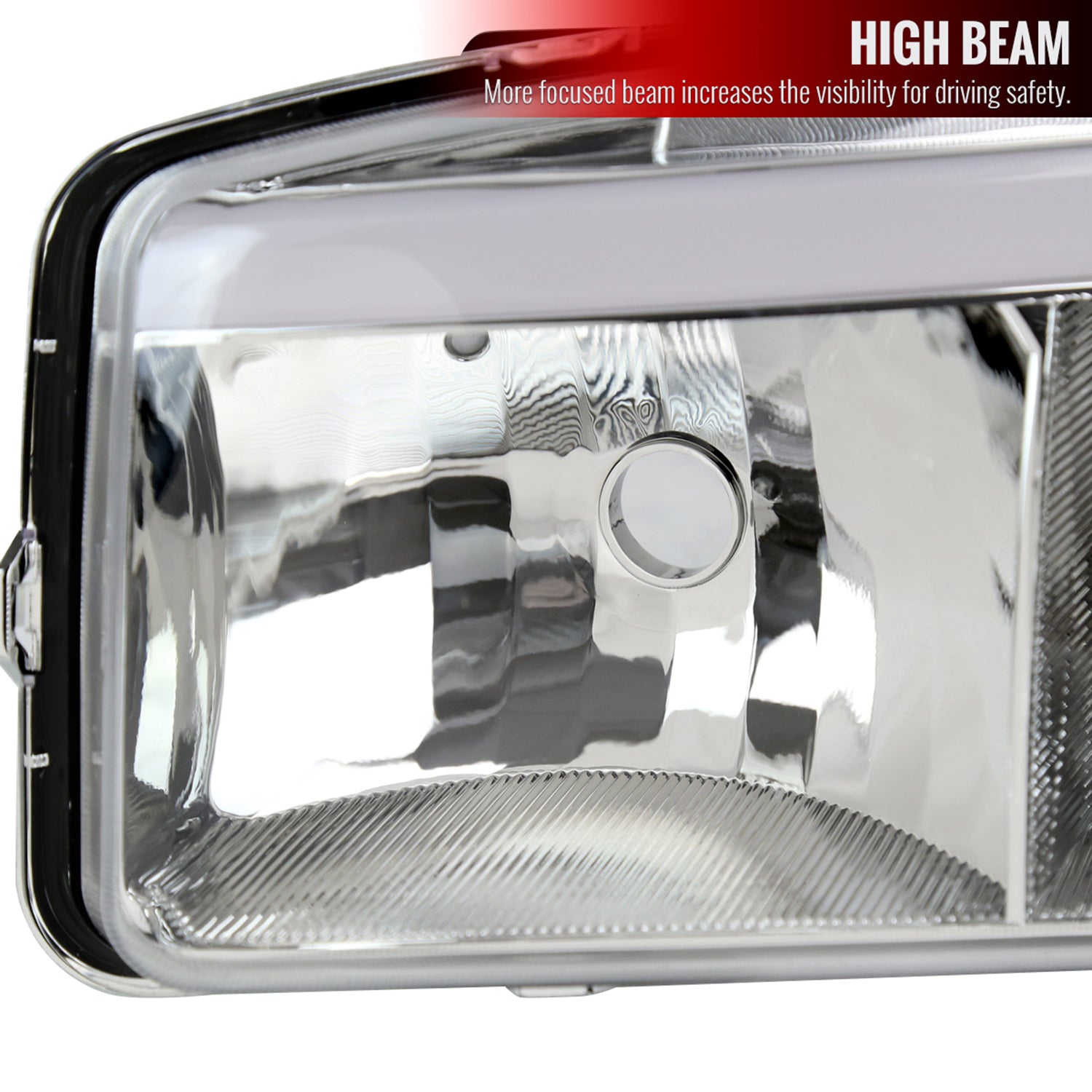 1999-2006 GMC Sierra Sierra Yukon/XL Headlights & Signal Bumper Lights Chrome
