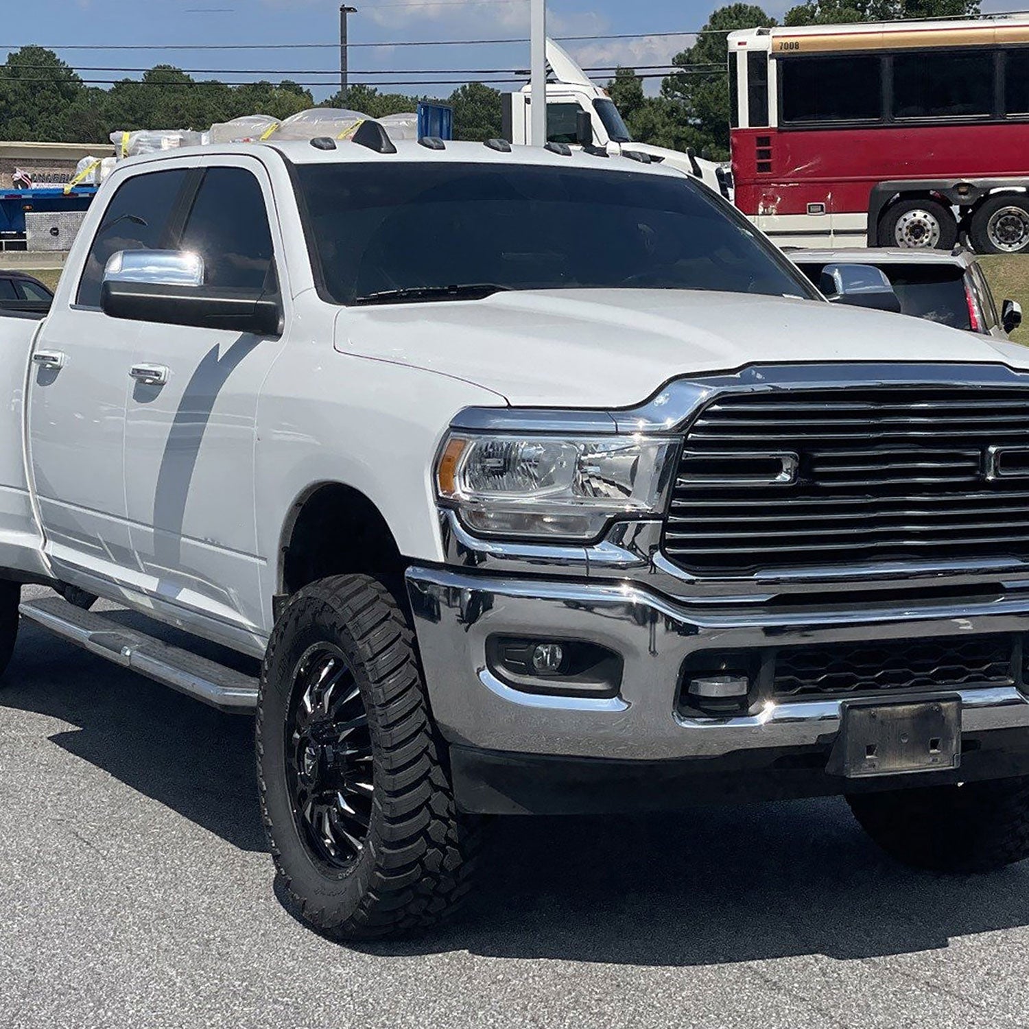 2019-2022 Ram 2500 3500 Chrome Auto-Fold Side Mirror & Turn Signal Passenger