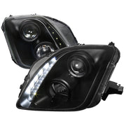 1997-2001 Honda Prelude Projector Headlights SMD LED Light Strip Matt Black
