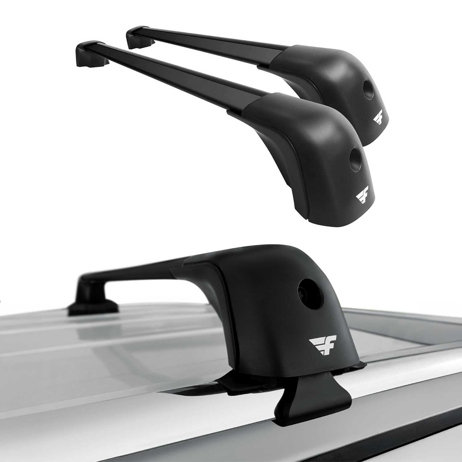 2013-2018 Toyota RAV4 Roof Racks Cross Bars Black