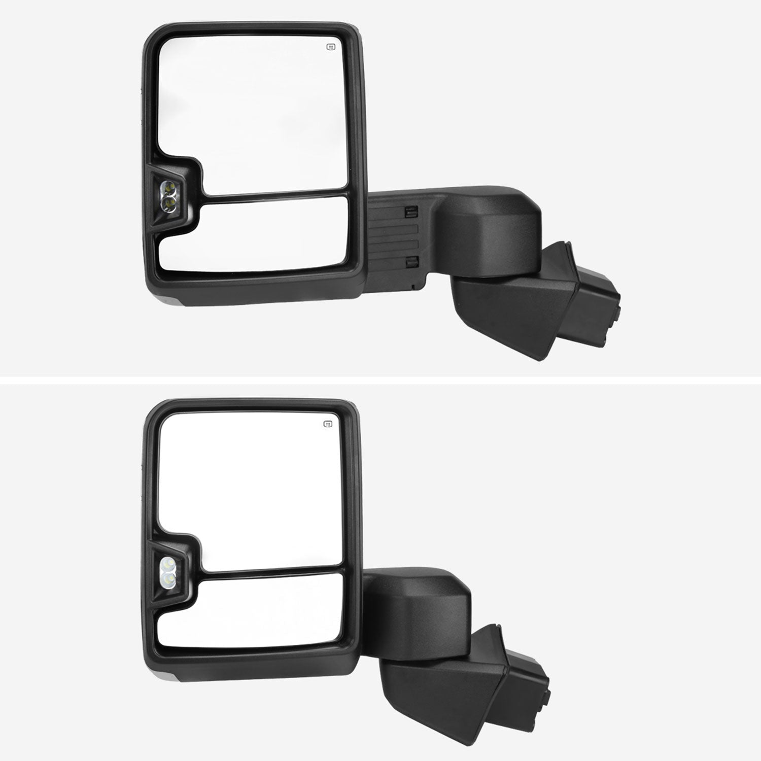 2019-2023 Chevy Silverado 1500 Heated Chrome Towing Mirrors & Turn Signal