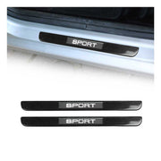 2012-2017 Kia Rio Door Sill Scuff Plate Illuminated Sport Carbon Fiber 2 Pcs