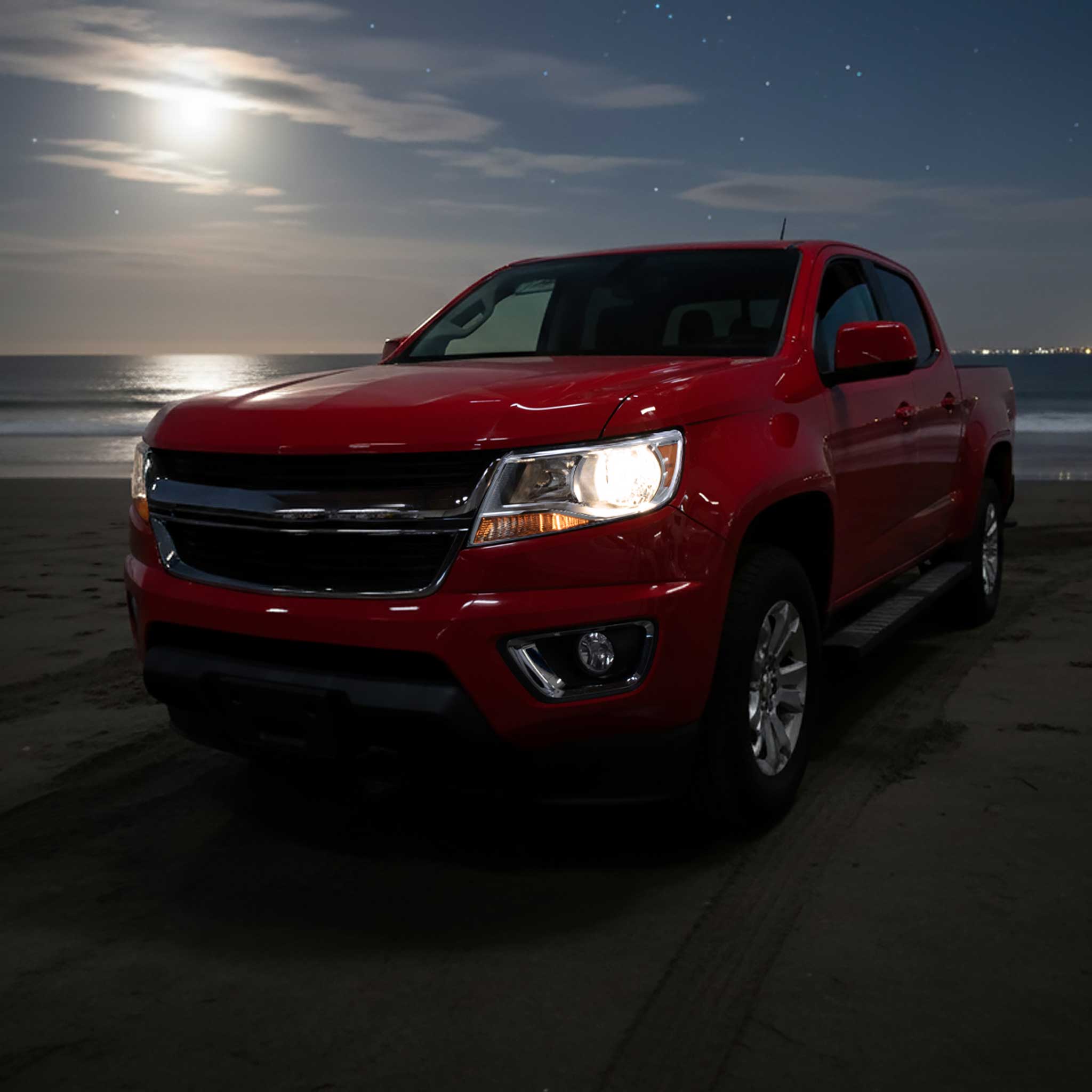 For Chevrolet Colorado 2015-2022 Factory Style Headlights Chrome Housing Clear Lens