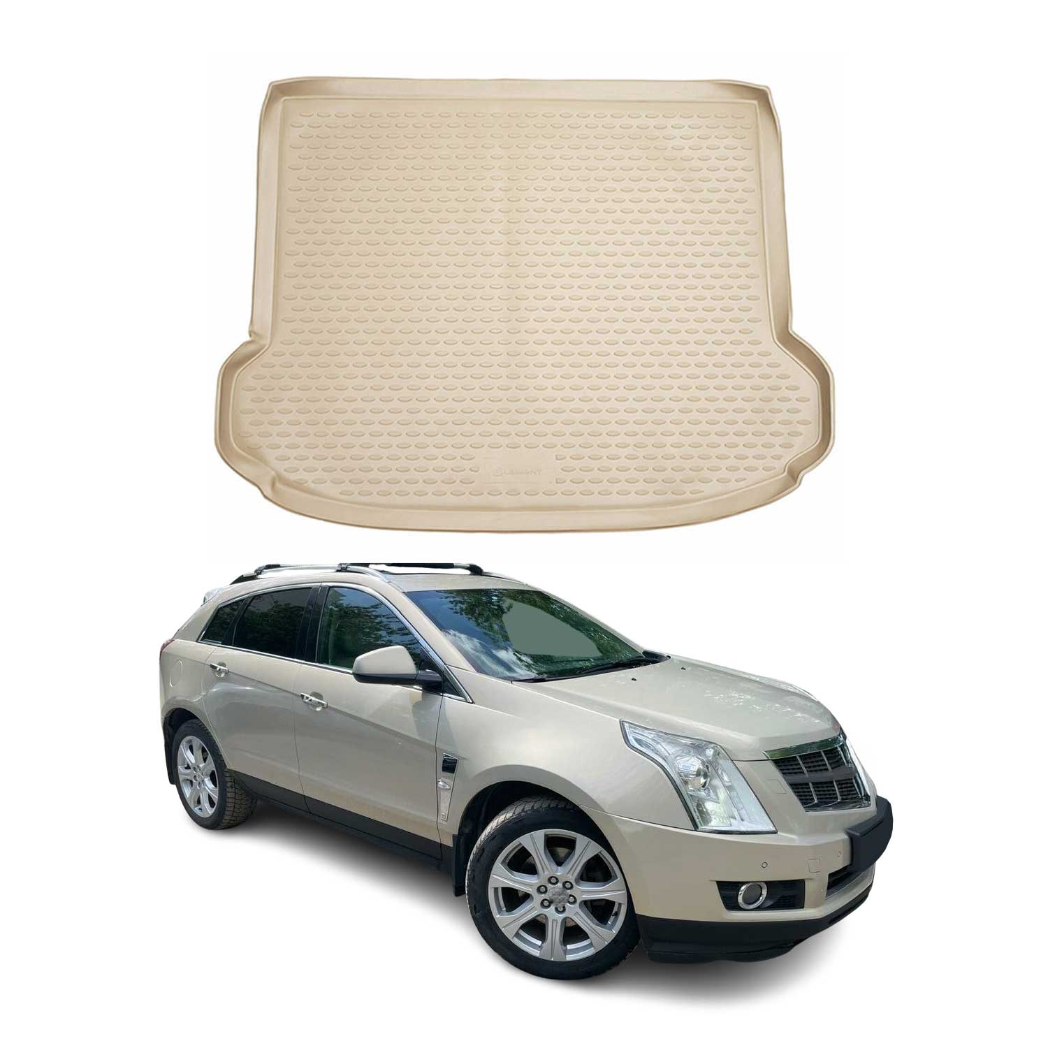2010-2016 Cadillac SRX Cargo Liner Trunk Mat All Weather Beige