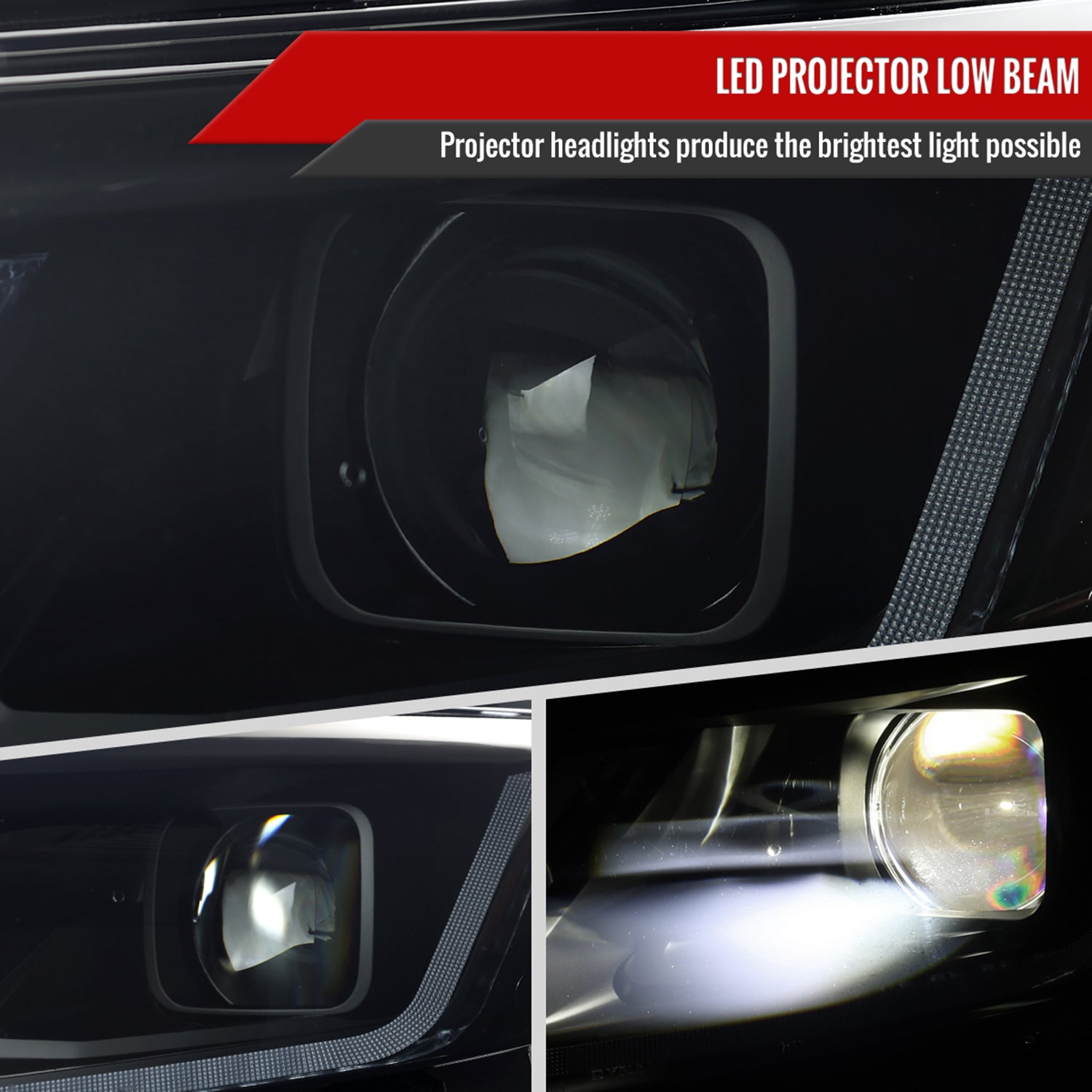 2019-2024 Chevy Malibu Full LED Projector Headlights Turn Signal Smoke