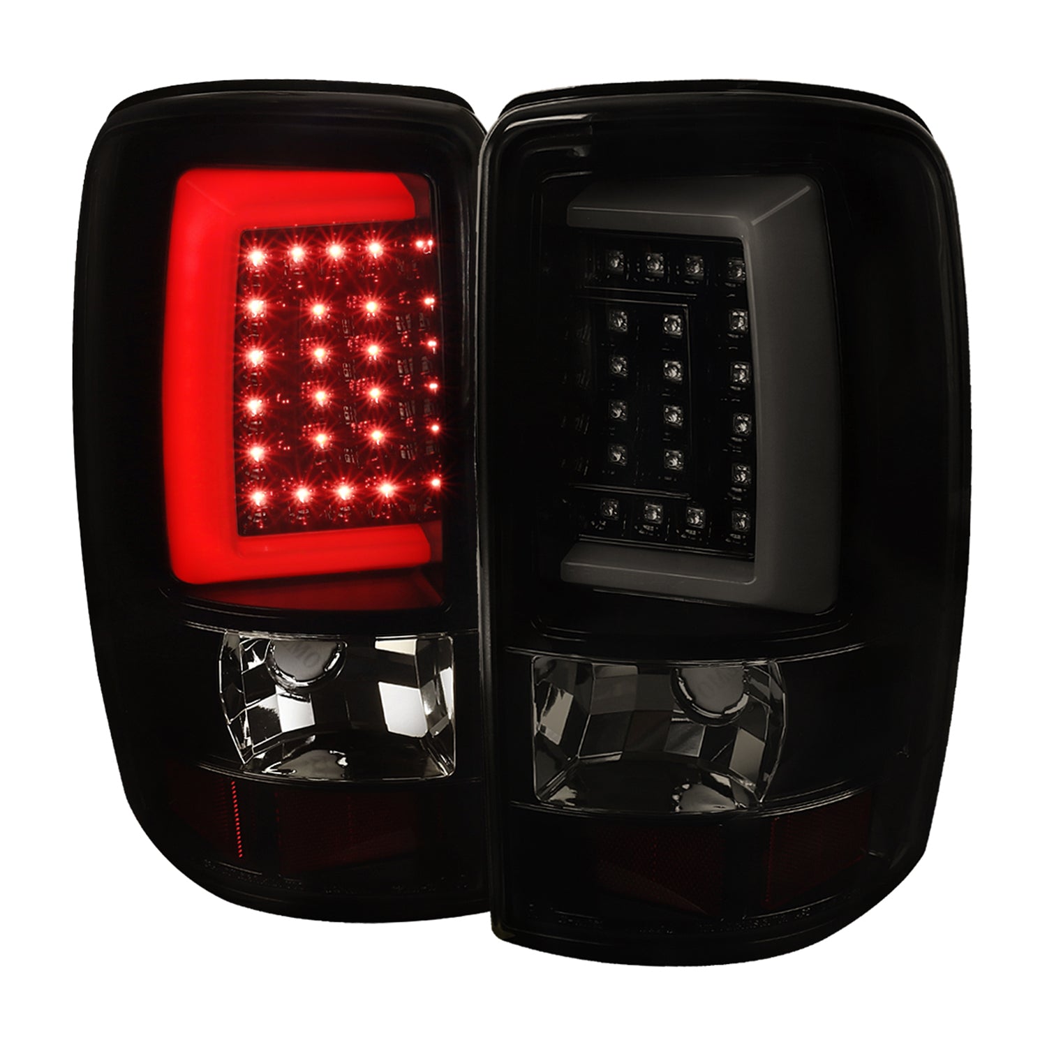 2000-2006 Chevy Suburban/Tahoe/Yukon/XL LED Tail Lights Glossy Black/Smoke
