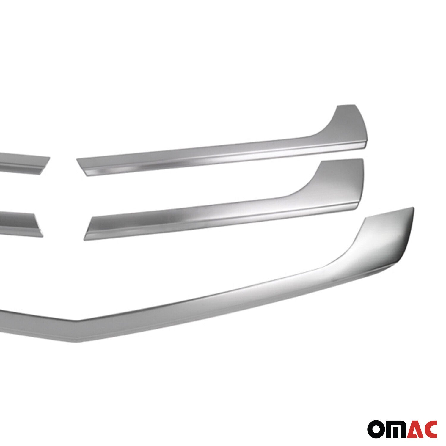 2014-2018 Mercedes Sprinter W906 Front Bumper Grill Trim Brushed Stainless Steel 5x