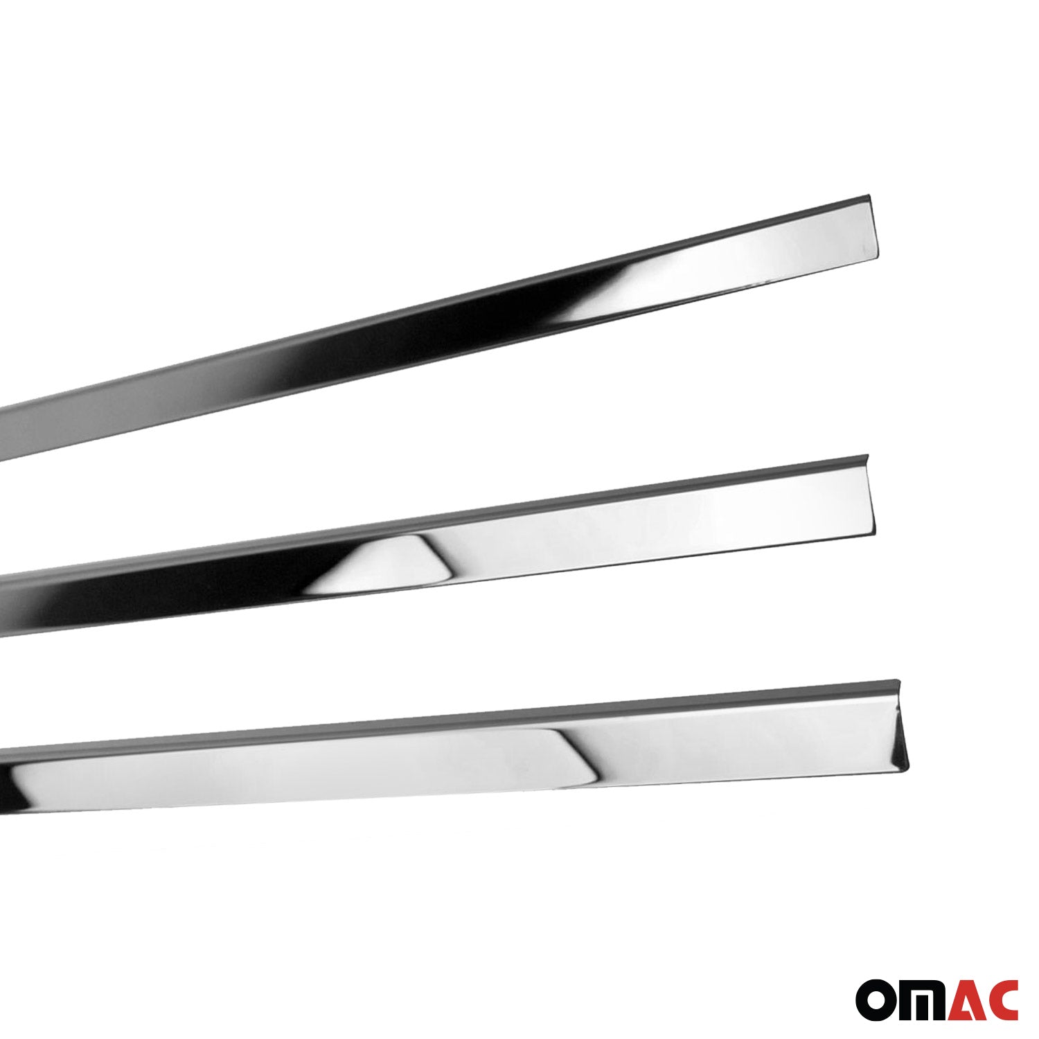 2005-2021 Nissan Frontier Window Molding Trim Streamer Stainless Steel Silver 4 Pcs
