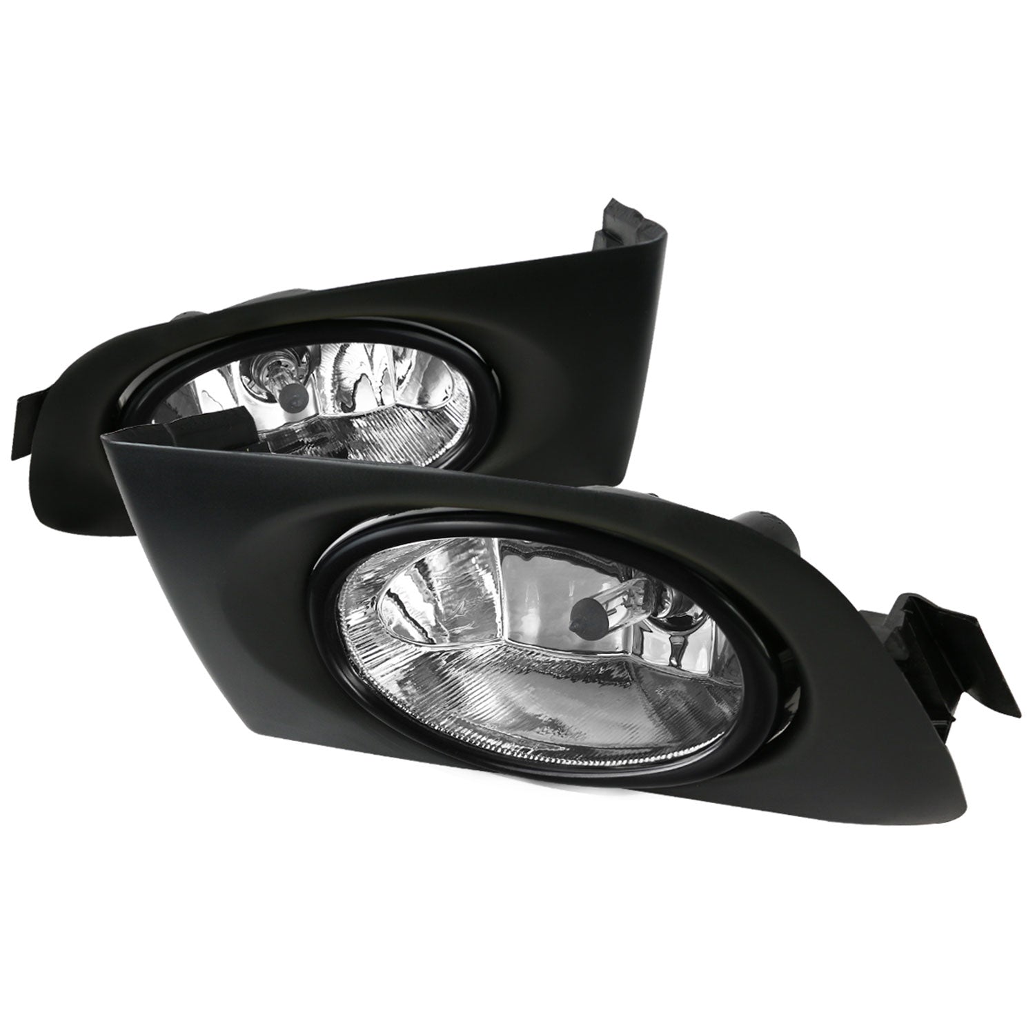2001-2003 Honda Civic Coupe/Sedan 12V/55W H11 Fog Lights Chrome/Clear Lens