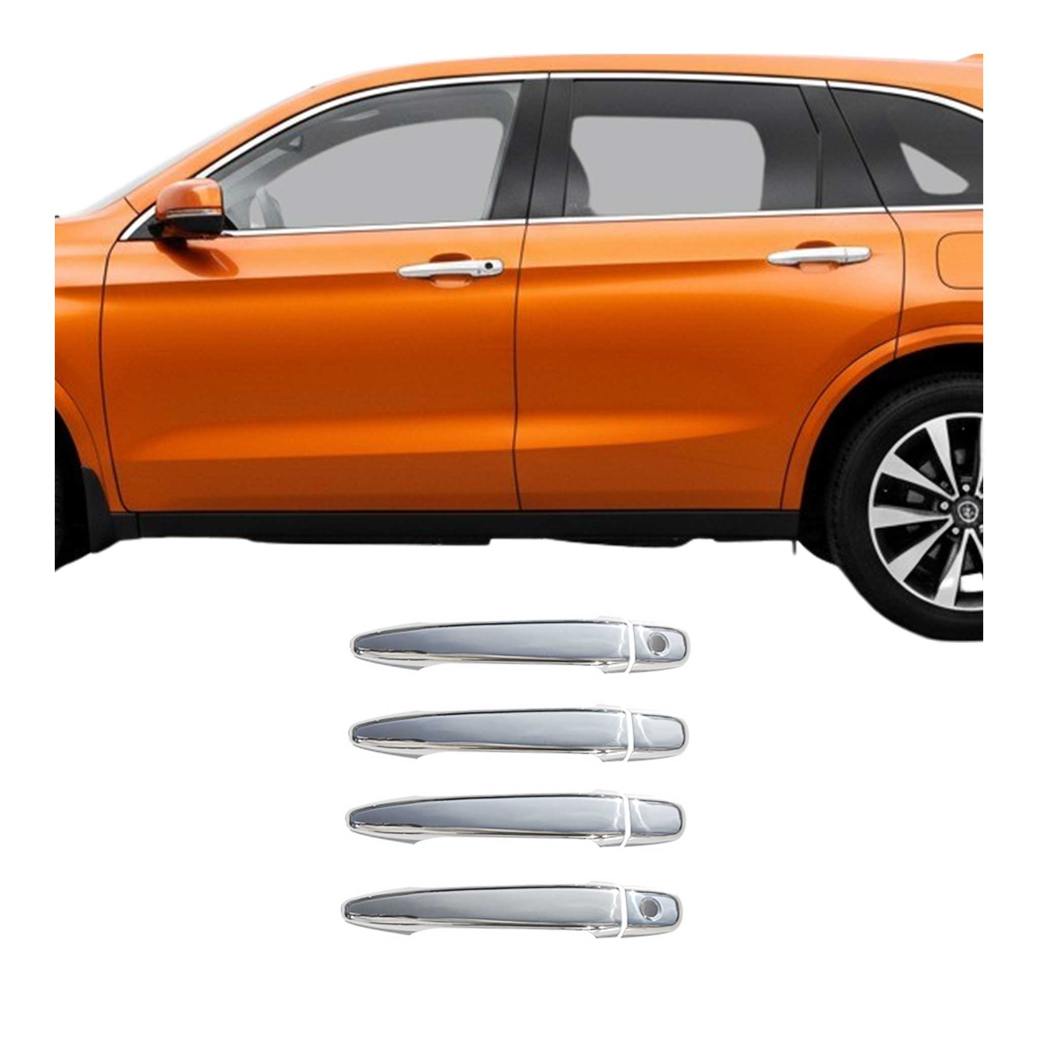 2005-2012 Toyota Avalon Door Handle Cover Protector Stainless Steel Chrome 8Pcs