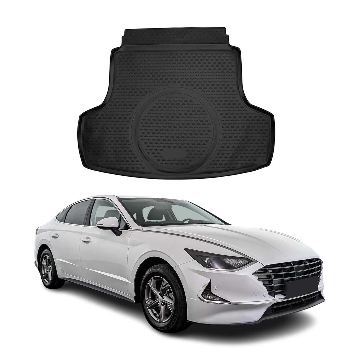 2020-2026 Hyundai Sonata Sedan Cargo Liner Trunk Mat All Weather Black